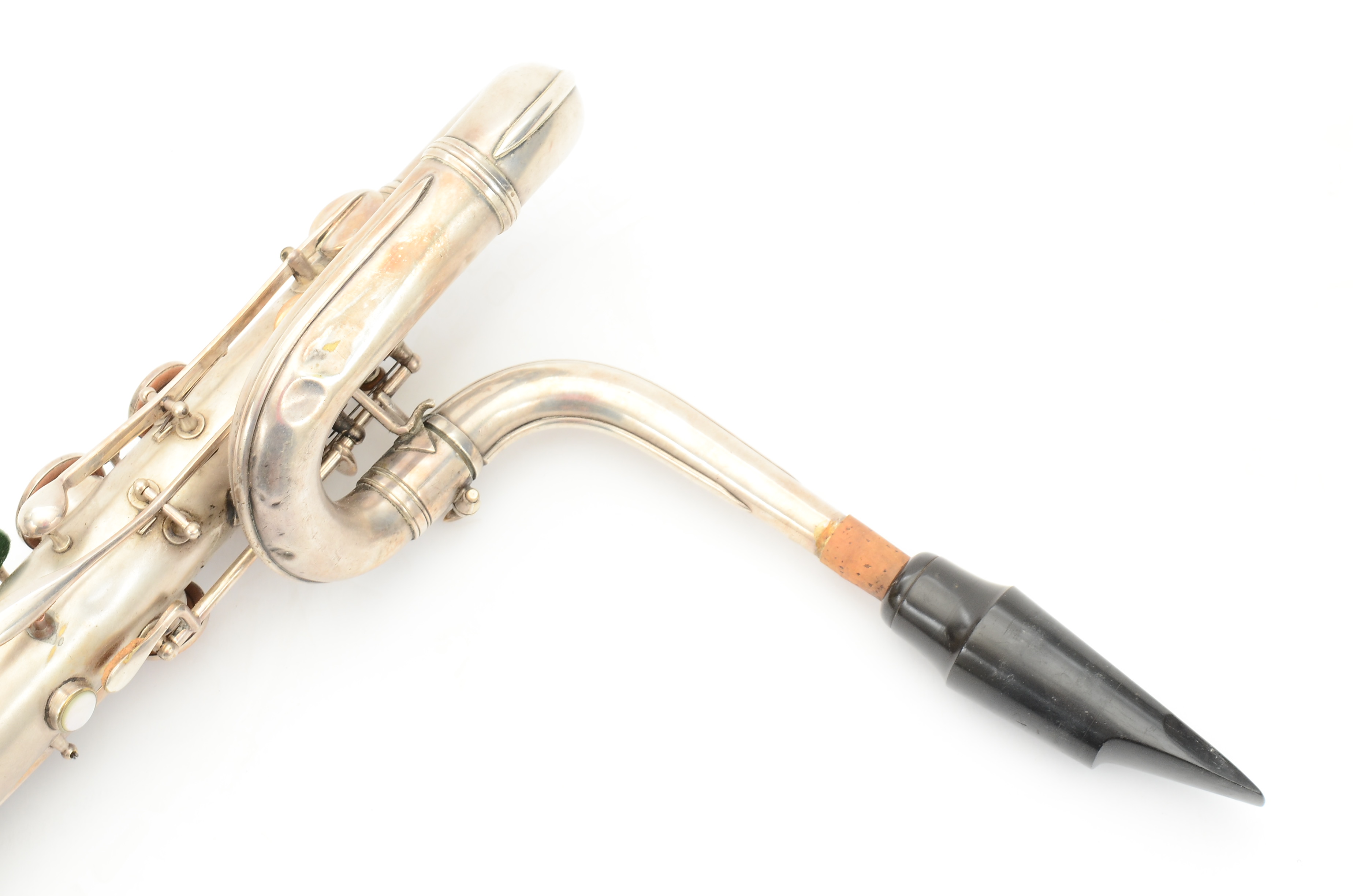 Circa 1914 Conn New Wonder Series Baritone Saxophone with Case