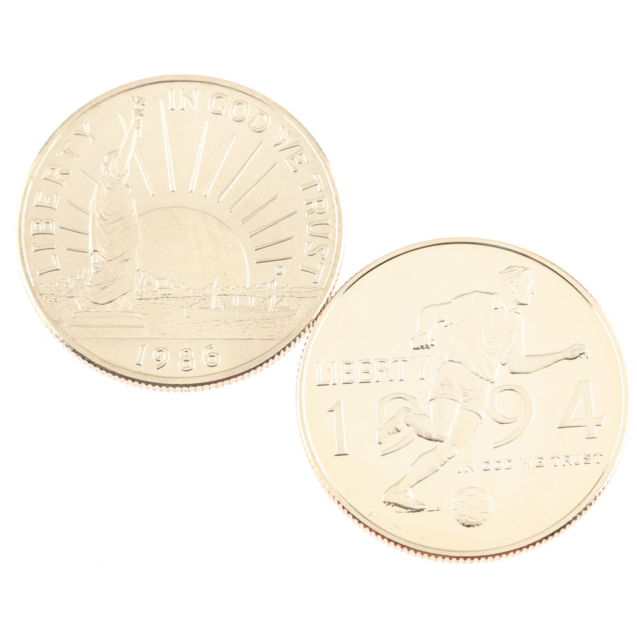 Two Commemorative U.S. Half Dollars