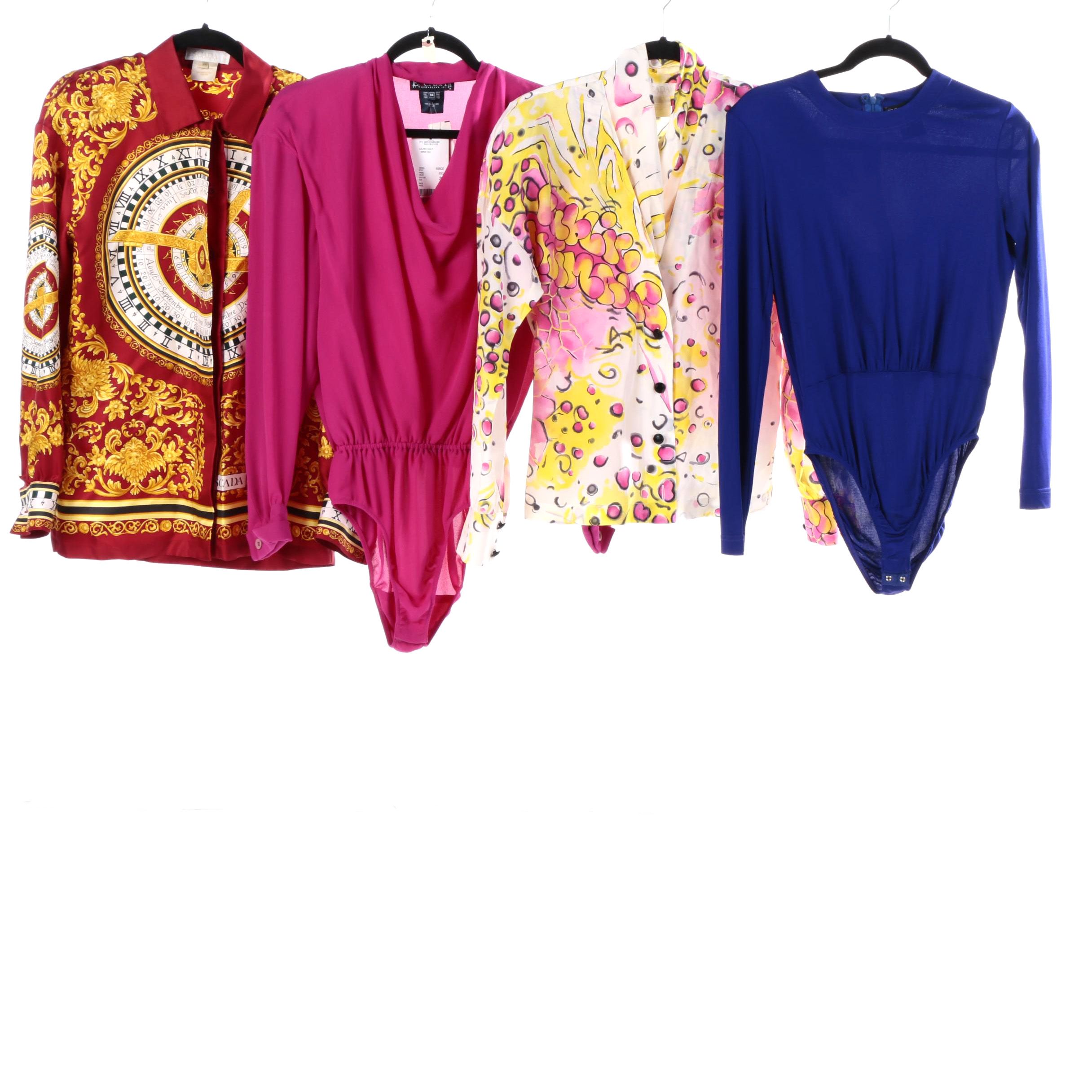 Women's Vintage Escada by Margaretha Ley Silk Blouses and Bodysuits