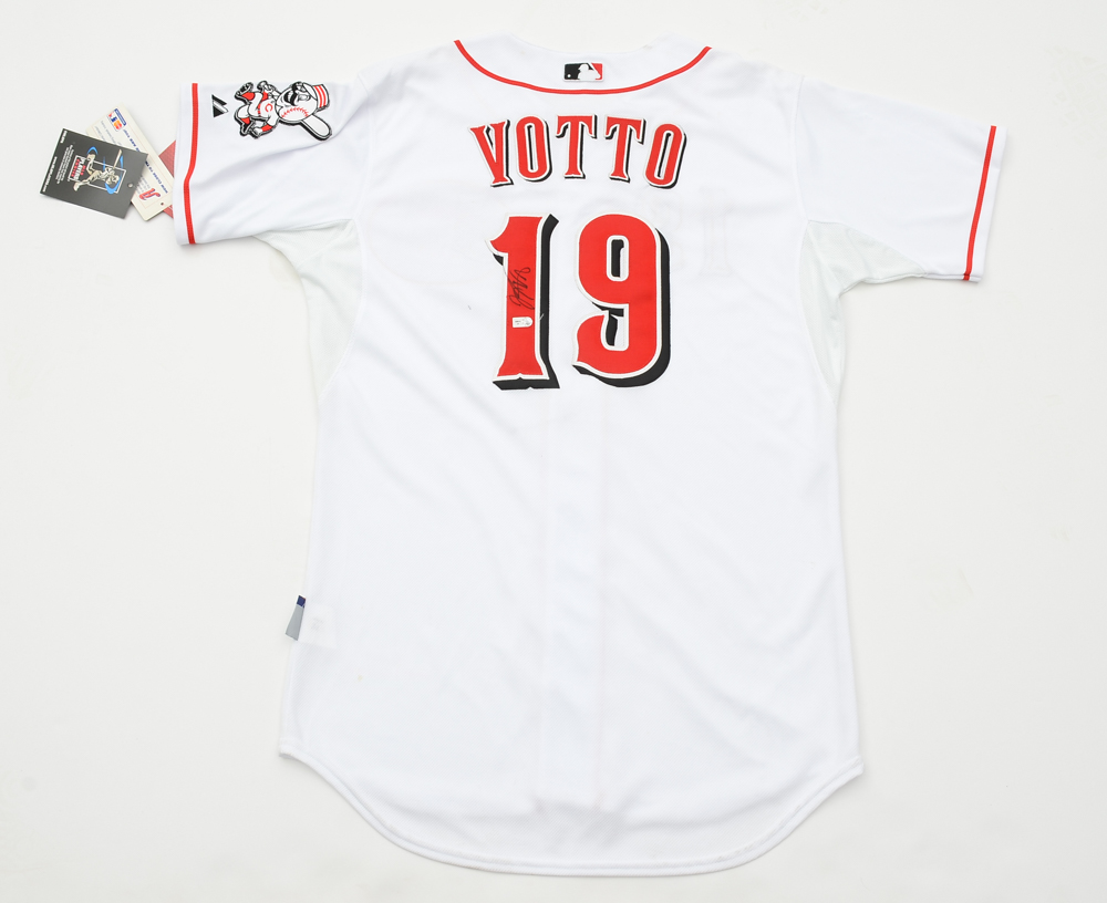 Joey Votto Signed Cincinnati Reds Baseball Jersey MLB COA