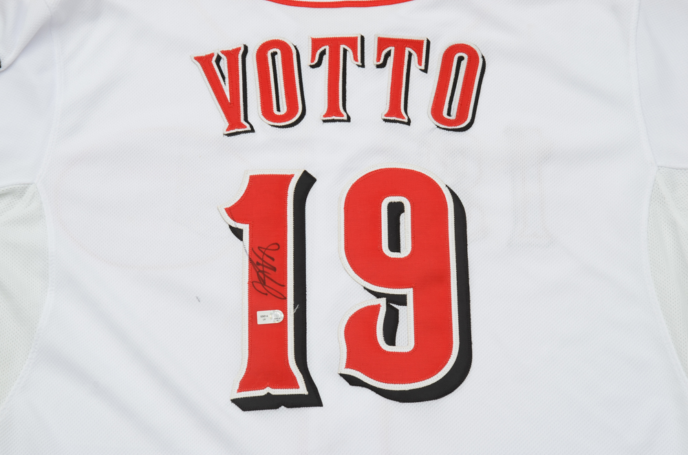 Joey Votto Signed Cincinnati Reds Baseball Jersey MLB COA