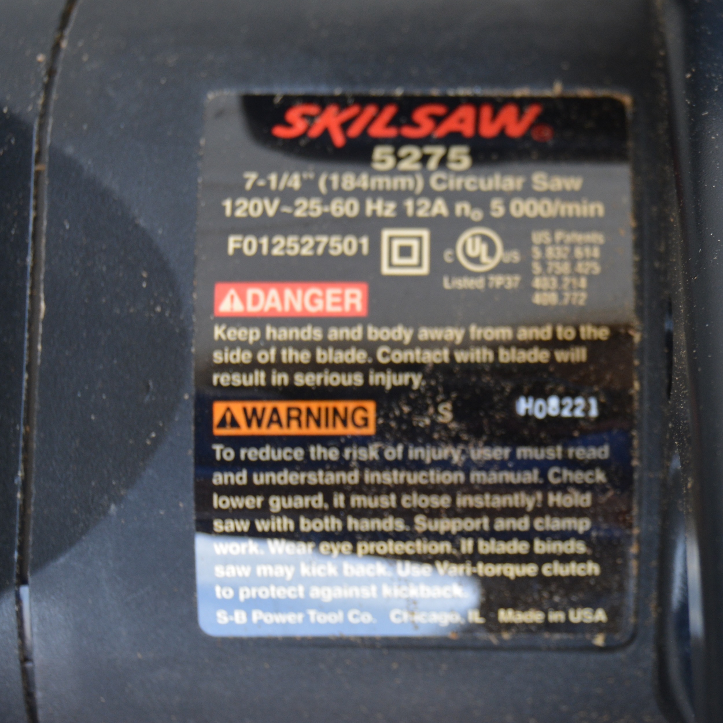 SkilSaw 7 1/4" Circular Saw Model 5275