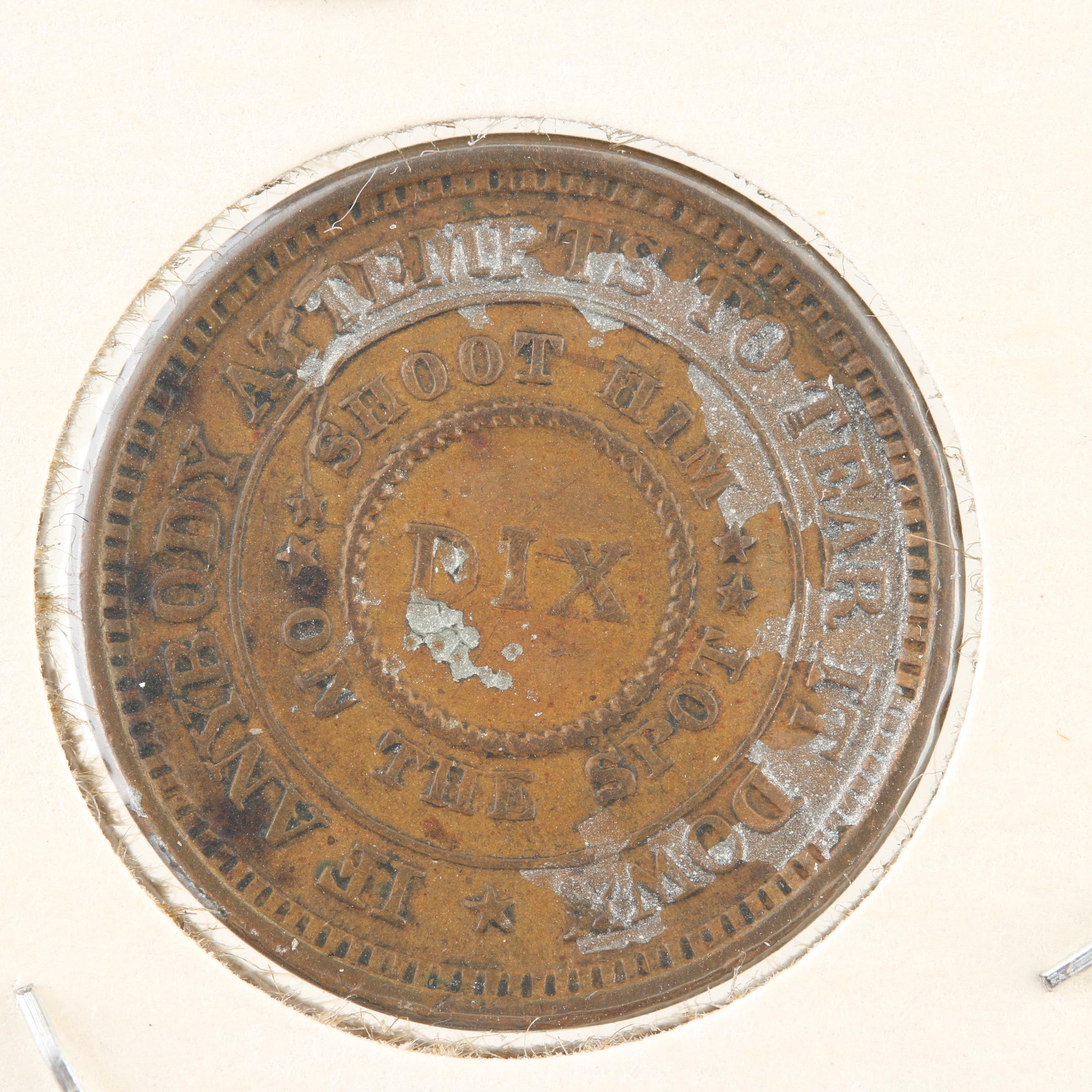 1863 Civil War Token