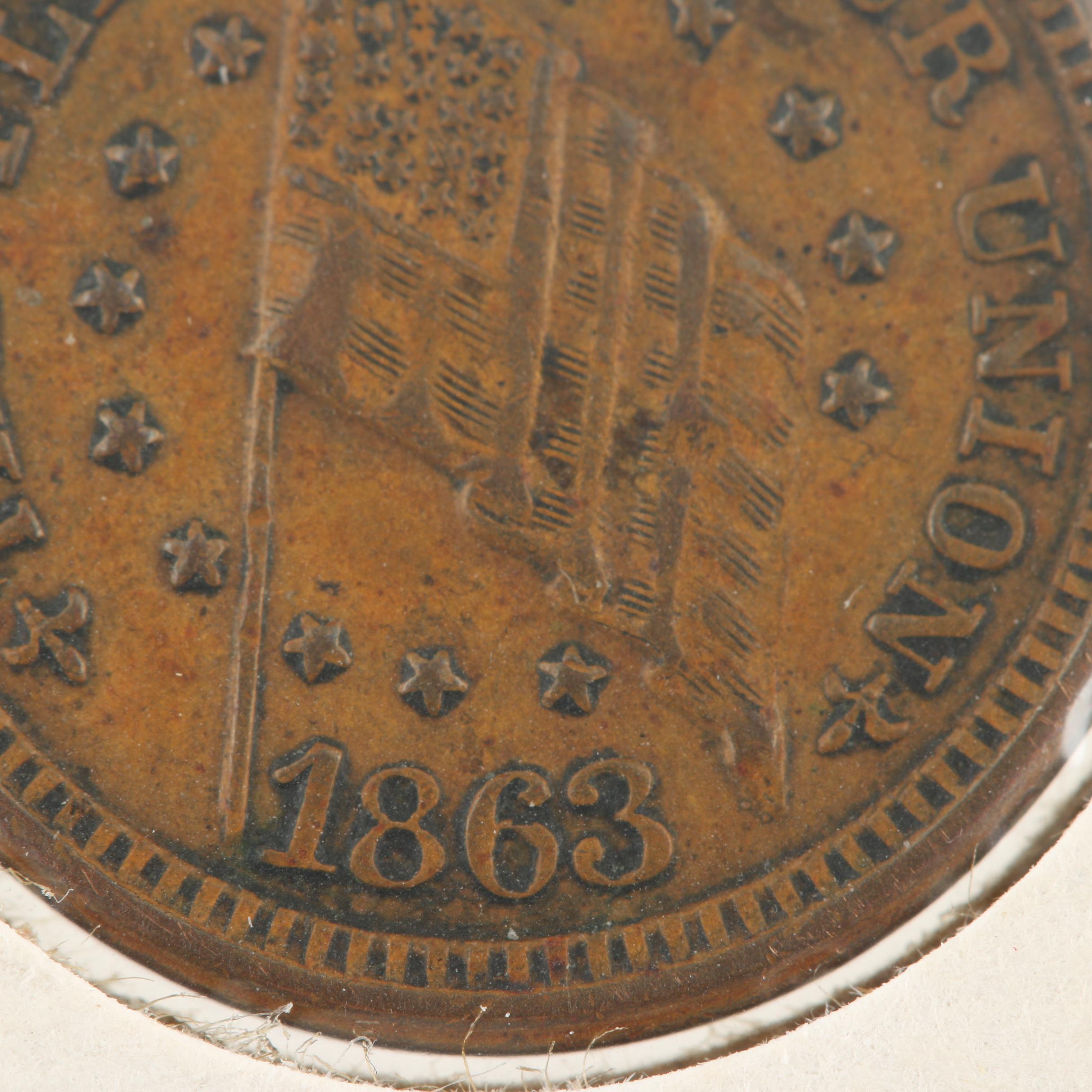 1863 Civil War Token