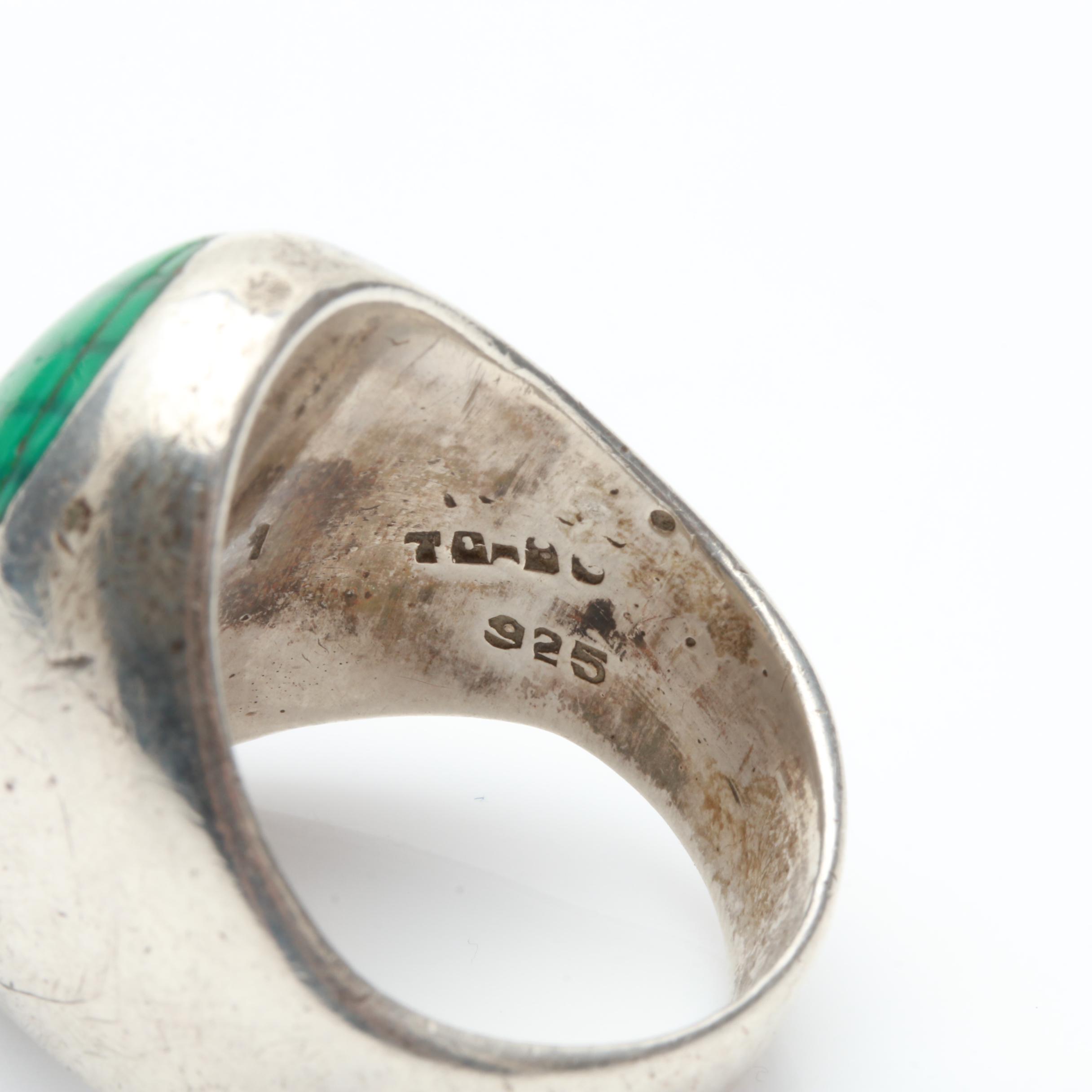 Sterling Jewelry with 900 Silver Panel Bracelet and Mesoamerican Themes