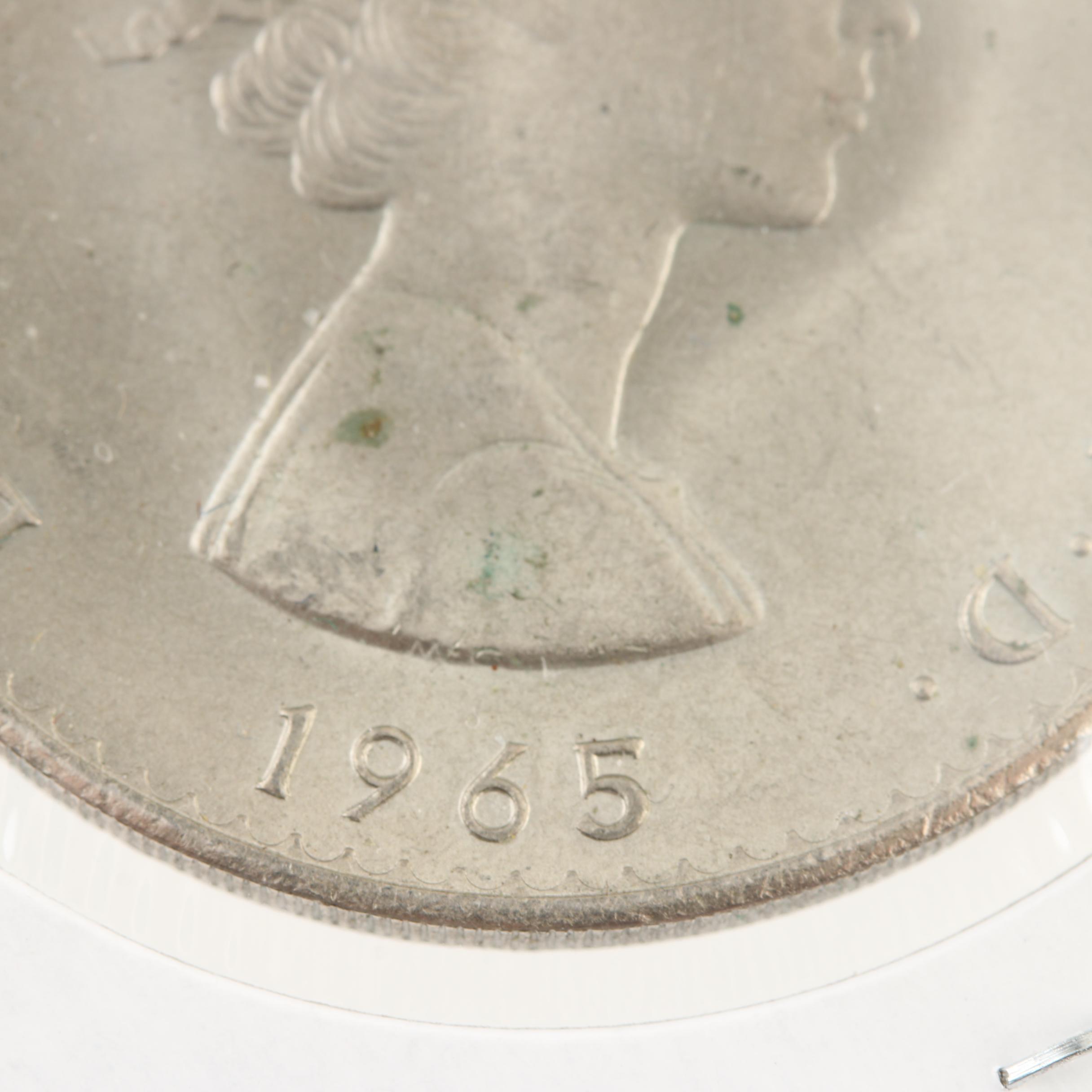 1965 Winston Churchill Commemorative Crown Coin