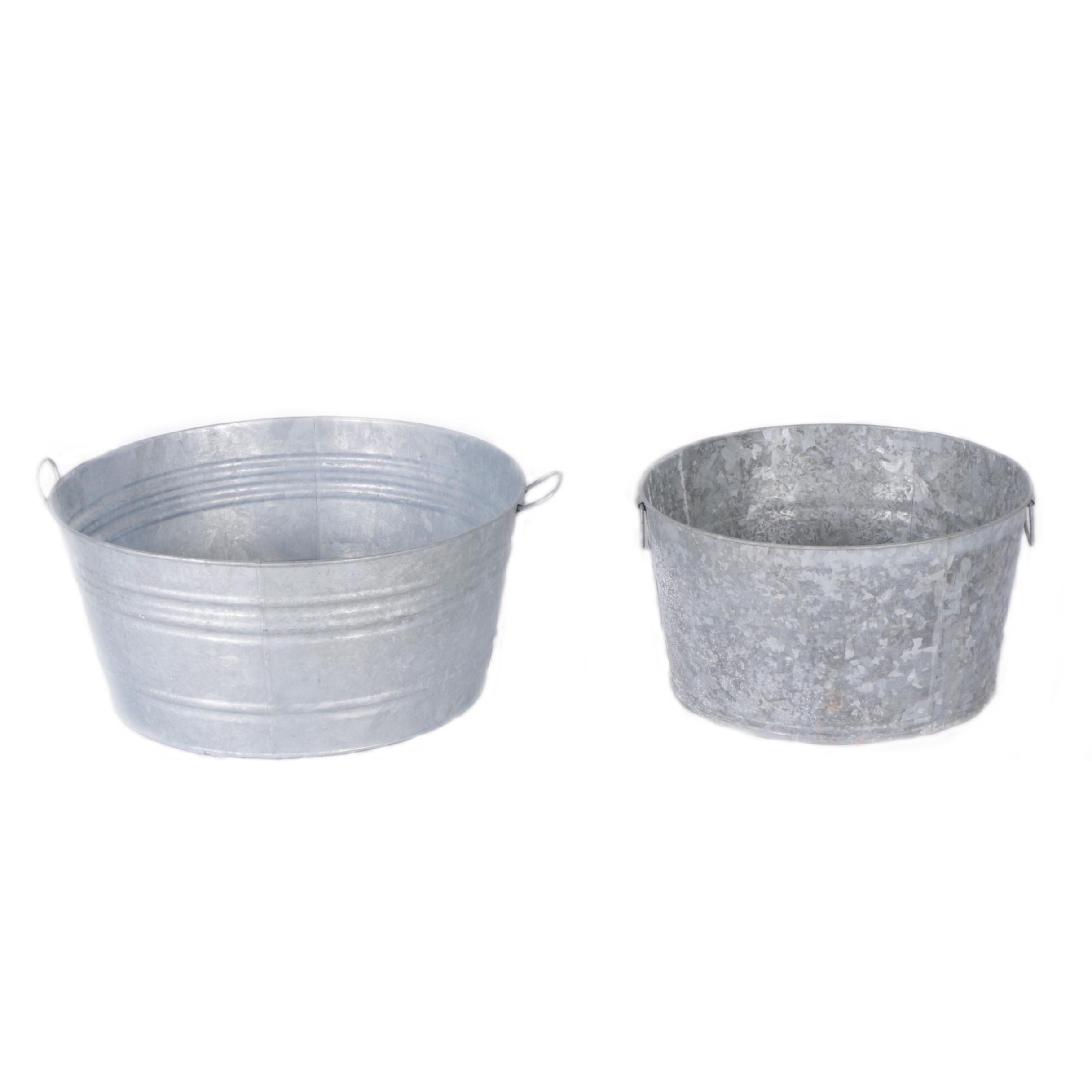 Galvanized Metal Basins