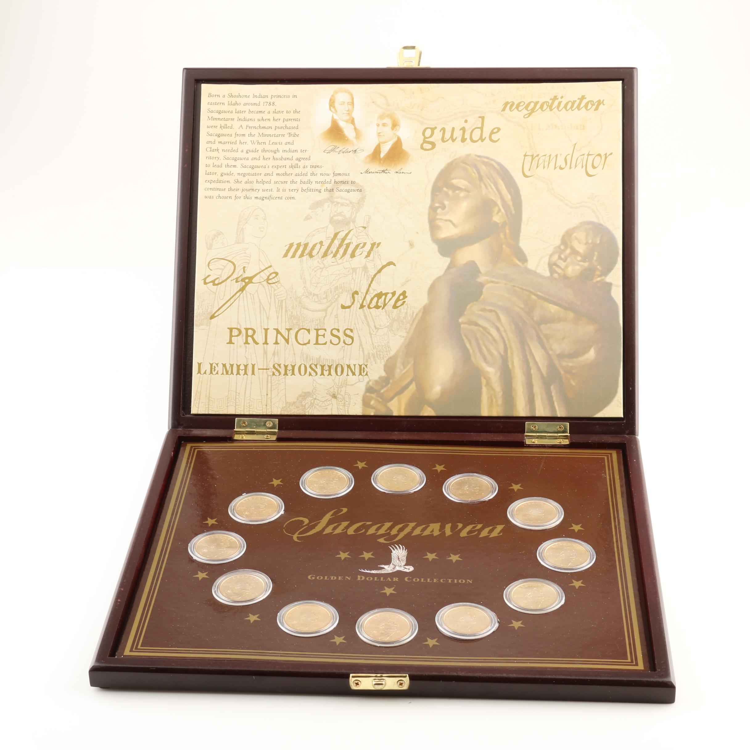 "Sacagawea Golden Dollar Collection" Coin Set