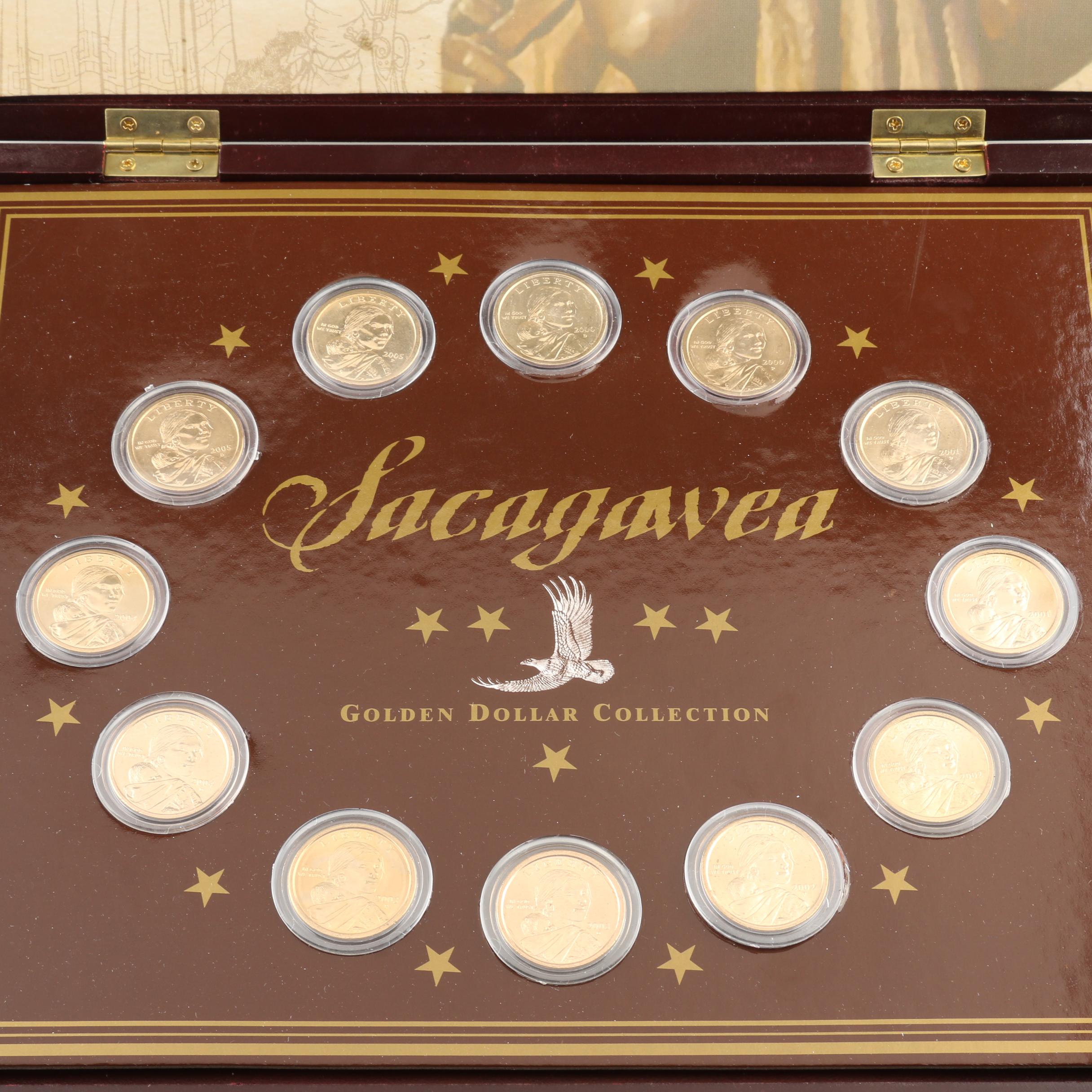 "Sacagawea Golden Dollar Collection" Coin Set