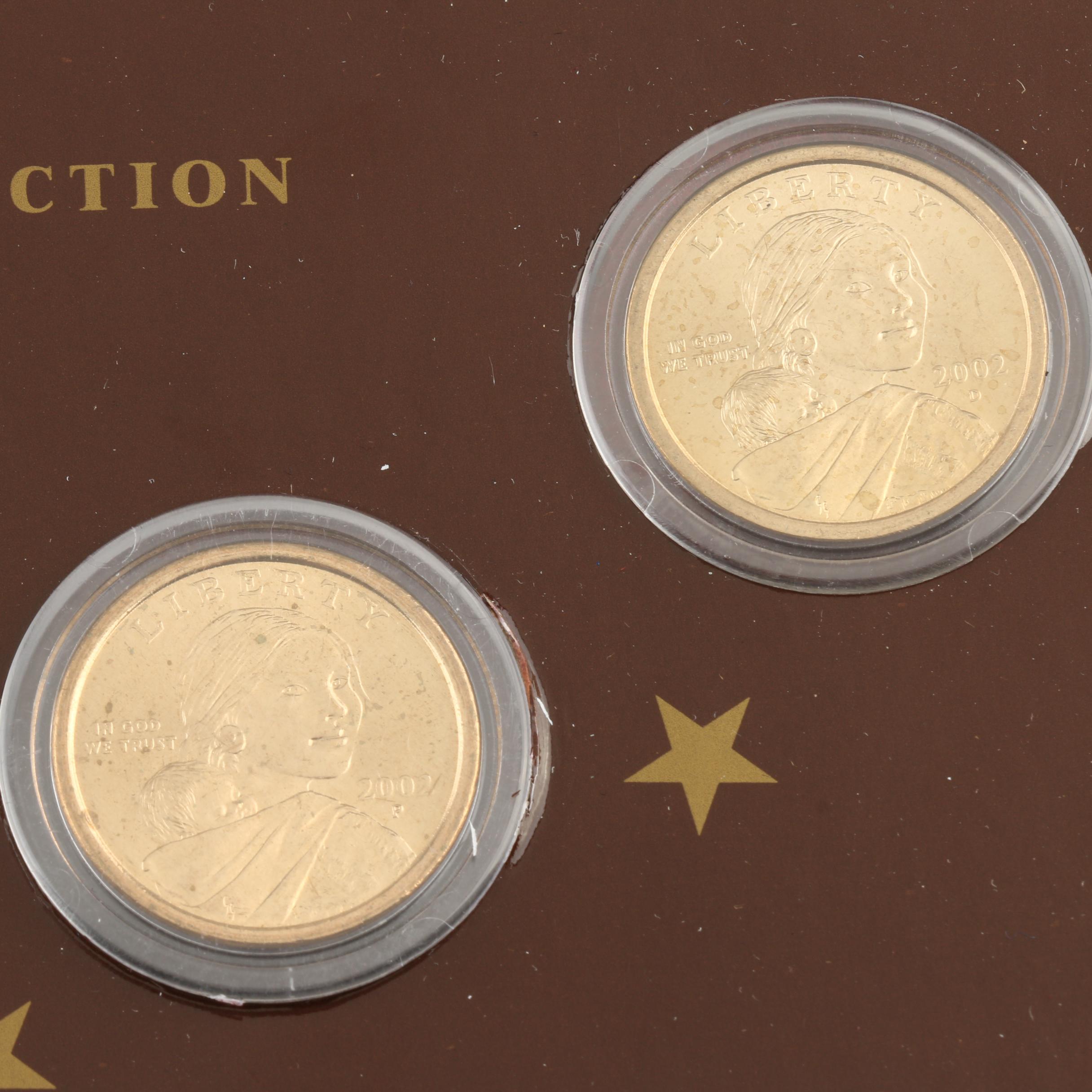 "Sacagawea Golden Dollar Collection" Coin Set