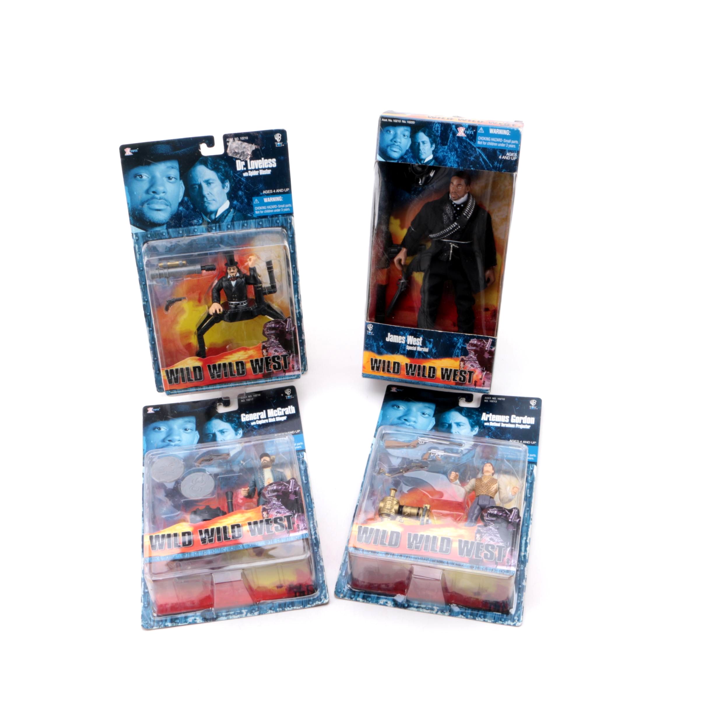 1999 X-Toys, Inc. "Wild Wild West" Action Figures