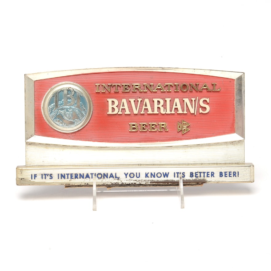 1960 Bavarian Beer Sign