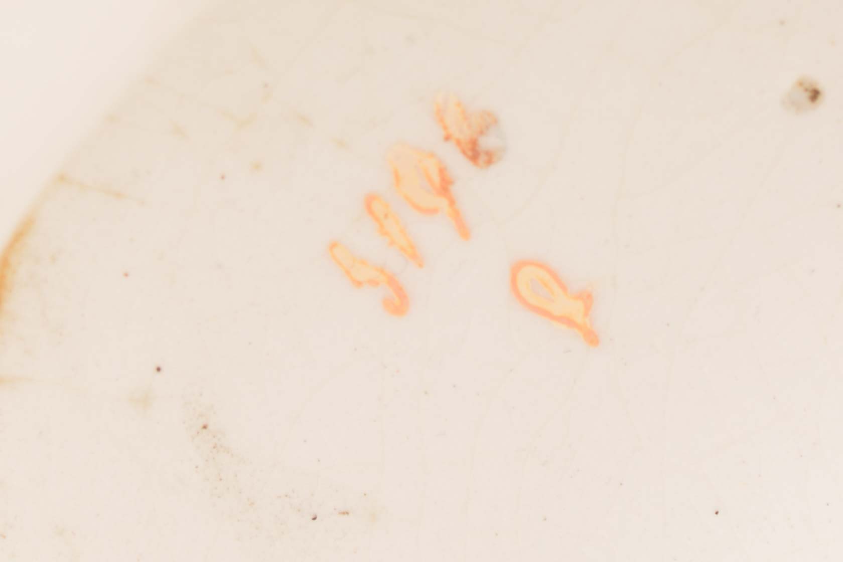 1890-95 Furnivals "Portland" Neoclassical Earthenware Punch Bowl