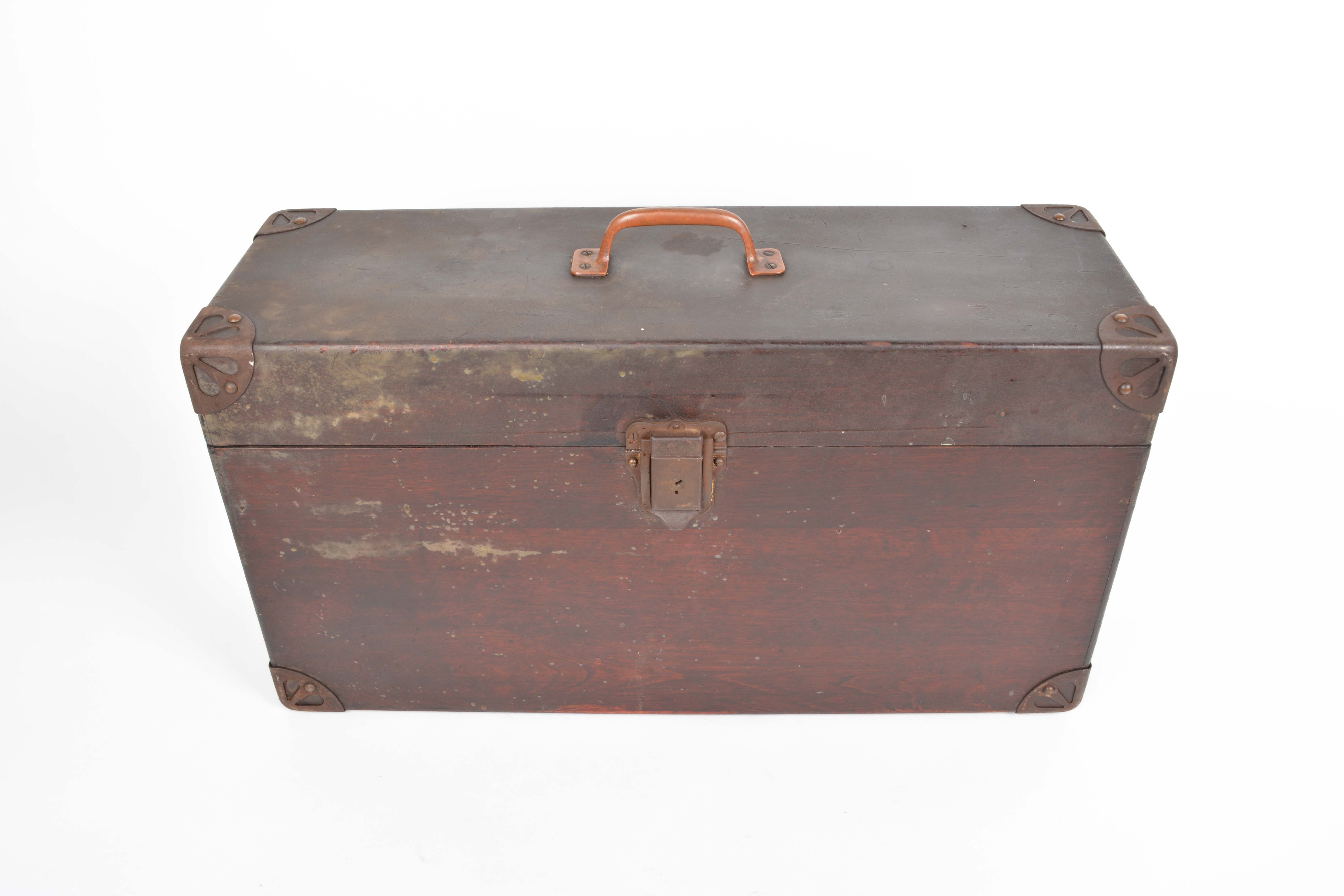 Antique Sewing Machine Chest by Wilcox & Gibbs