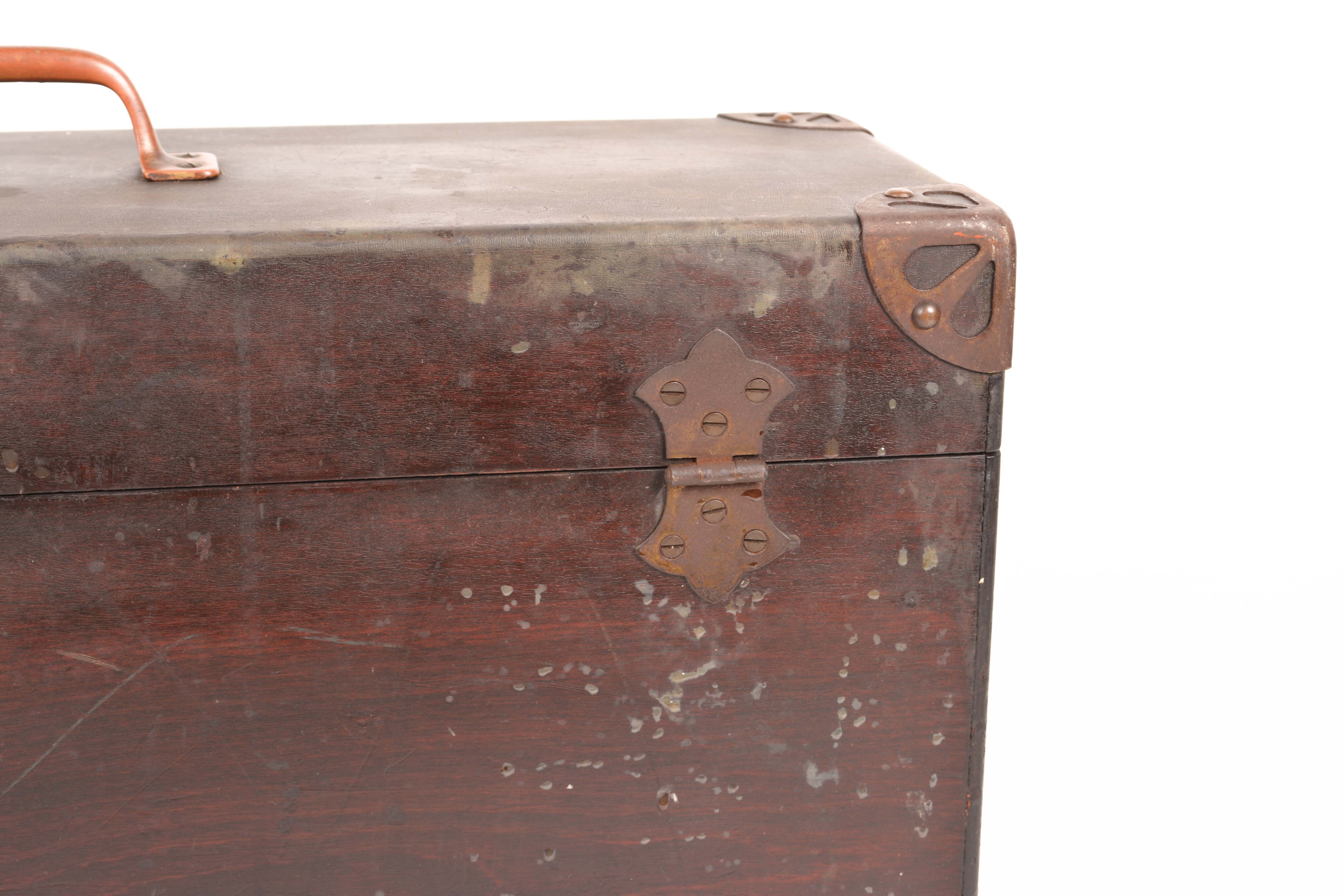 Antique Sewing Machine Chest by Wilcox & Gibbs