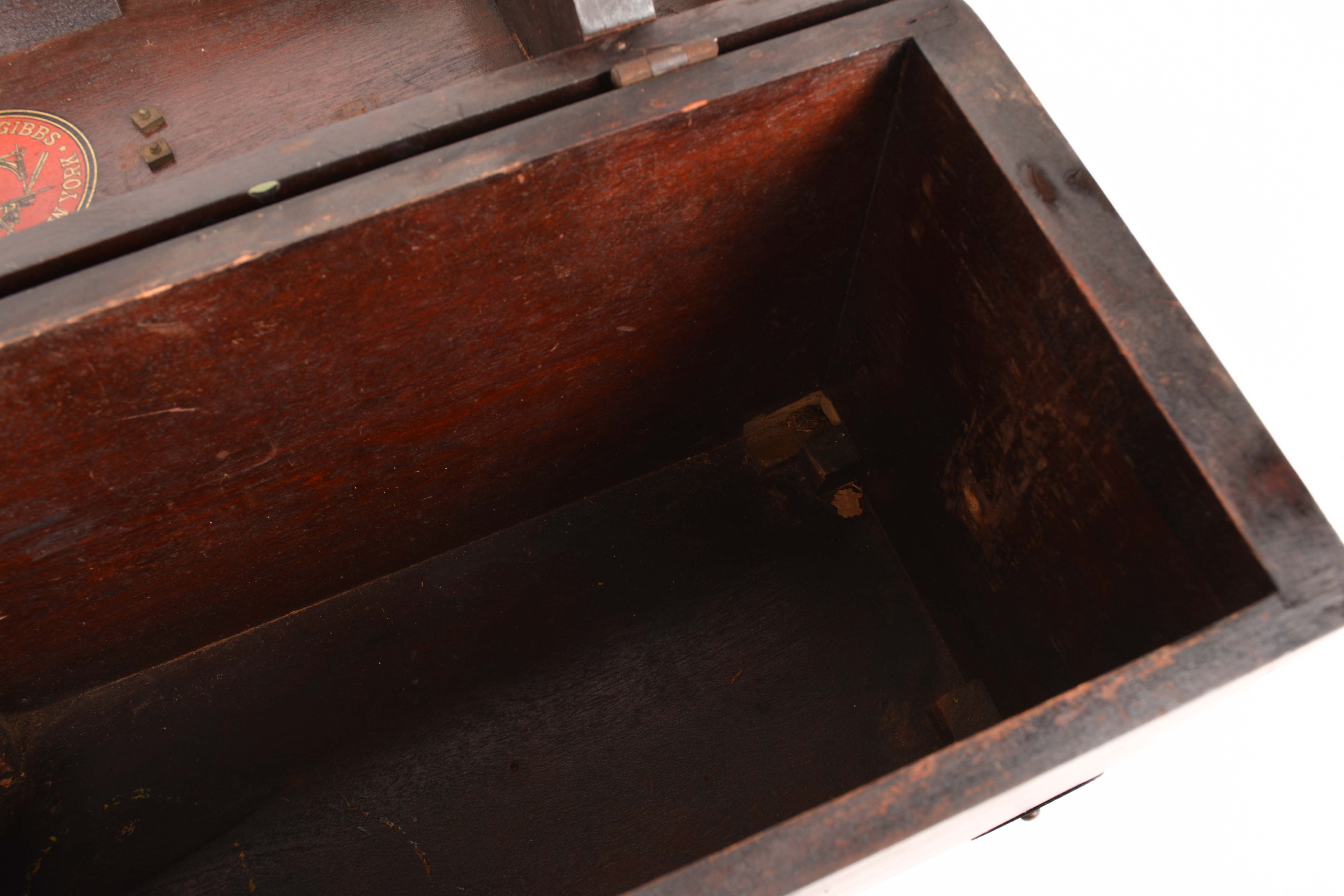 Antique Sewing Machine Chest by Wilcox & Gibbs