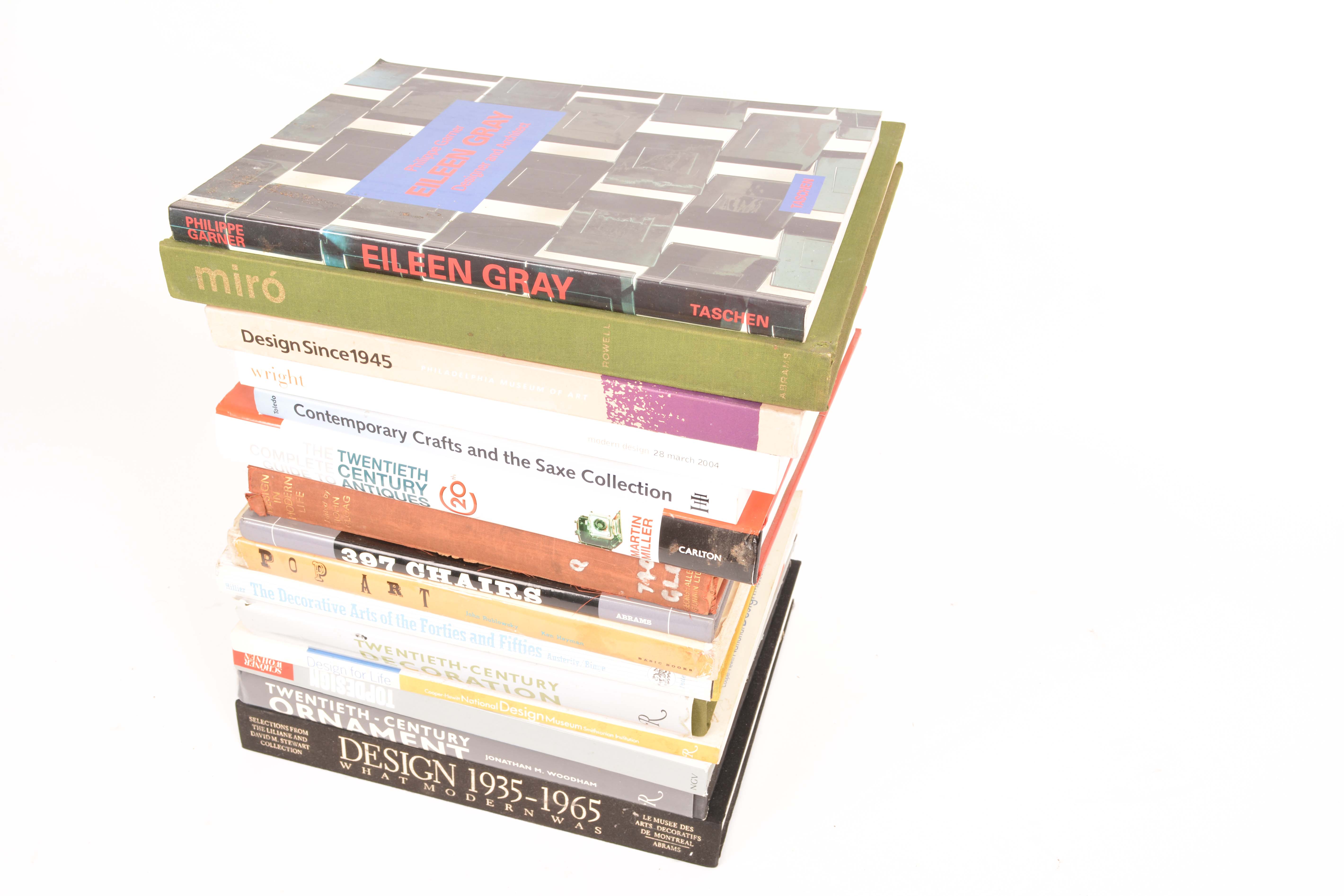 Assorted Books on Early 20th C. and Mid Century Modern Design