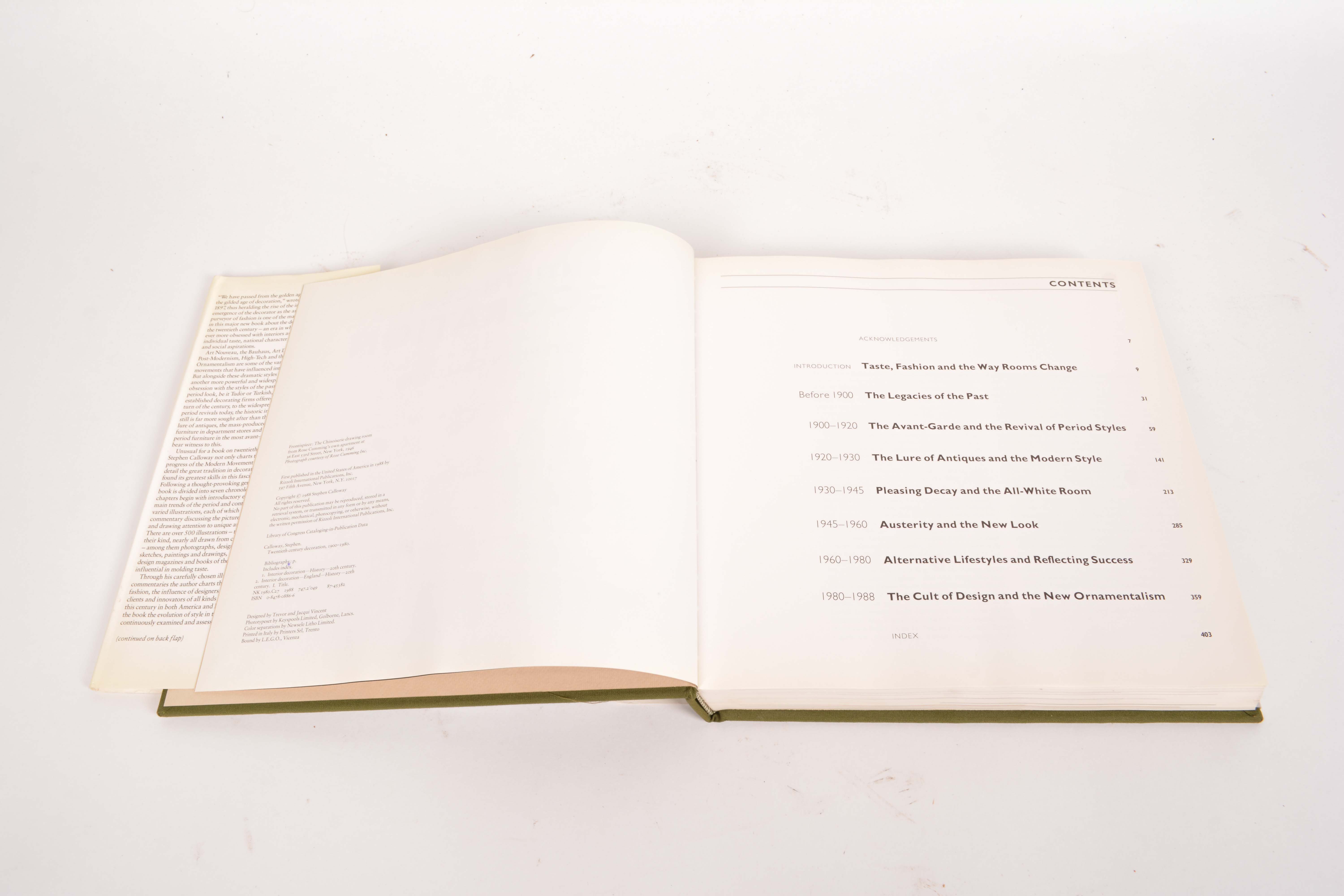 Assorted Books on Early 20th C. and Mid Century Modern Design