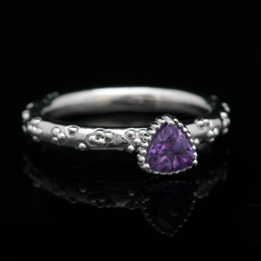 Sterling Silver and Amethyst Ring