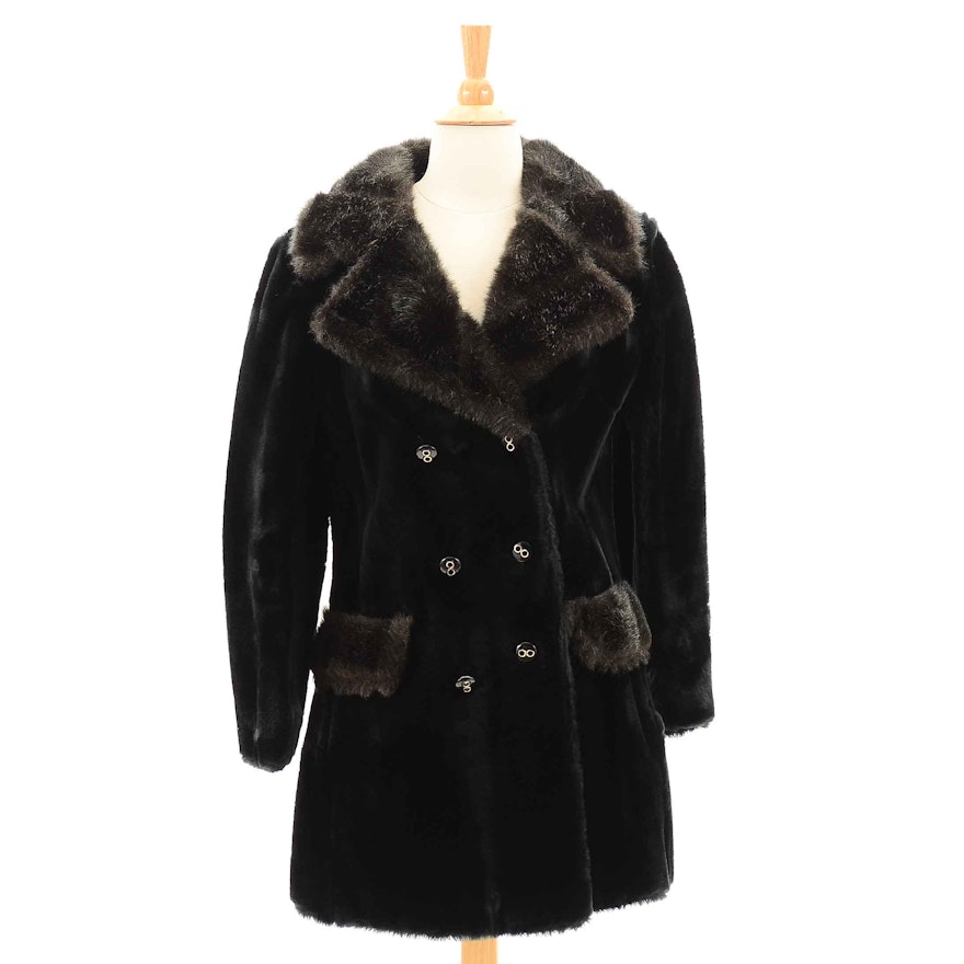 Vintage Mouton Fur Coat