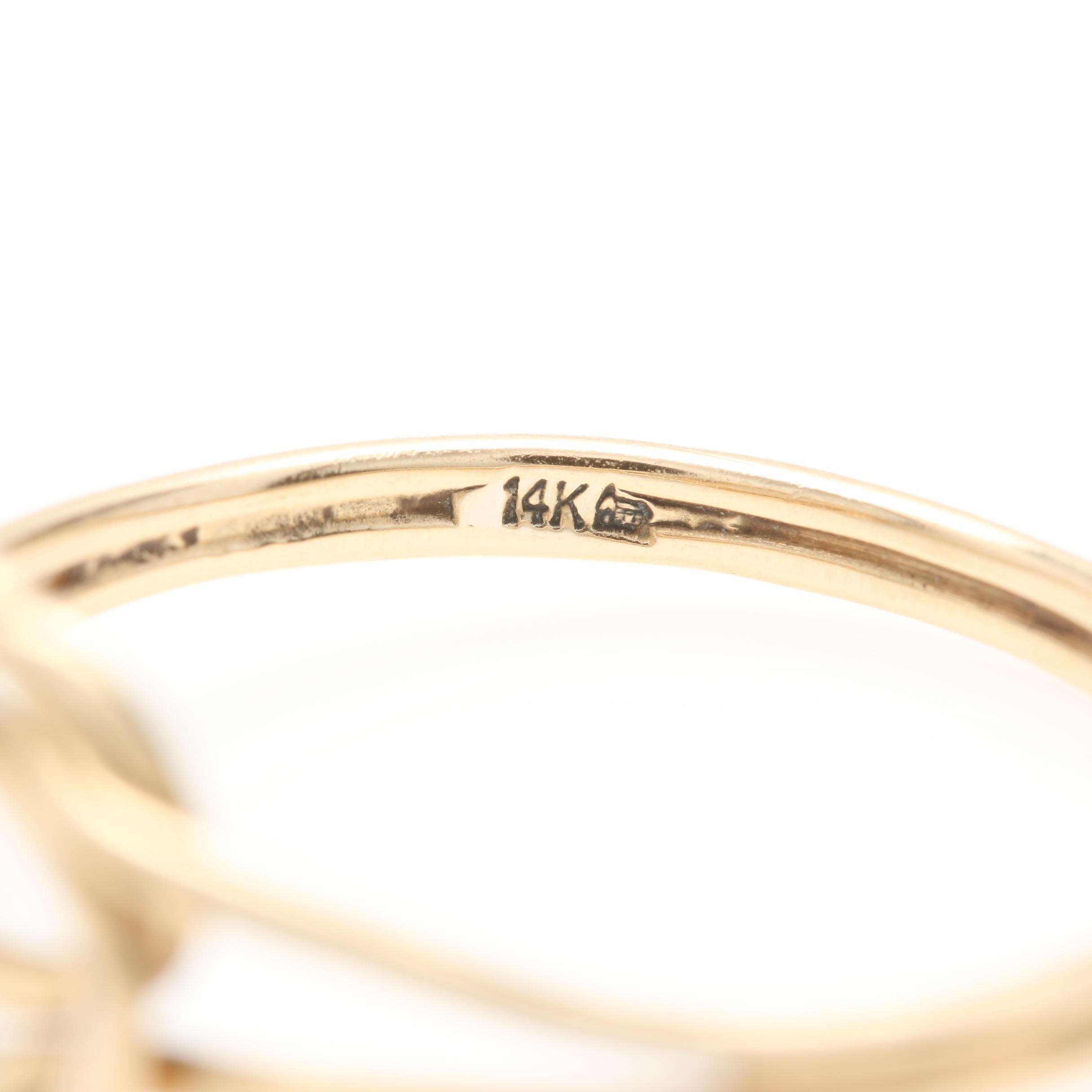 14K Yellow Gold Ring and Earring Selection