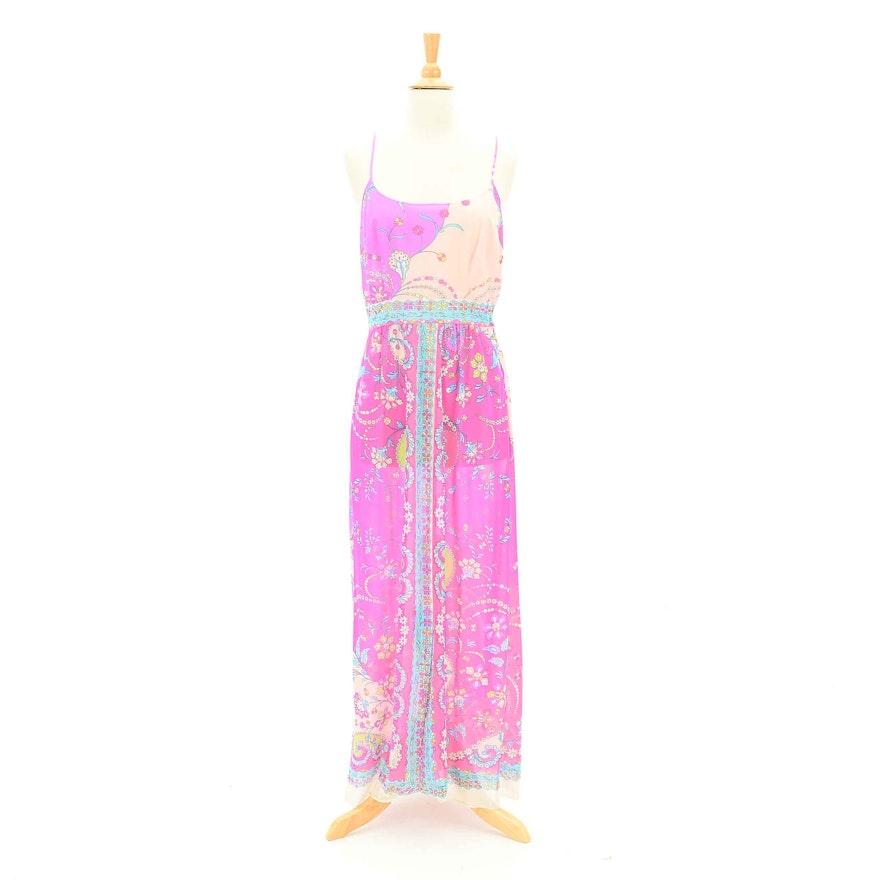 1970s Vintage Emilio Pucci for Formfit Rogers Slip Dress