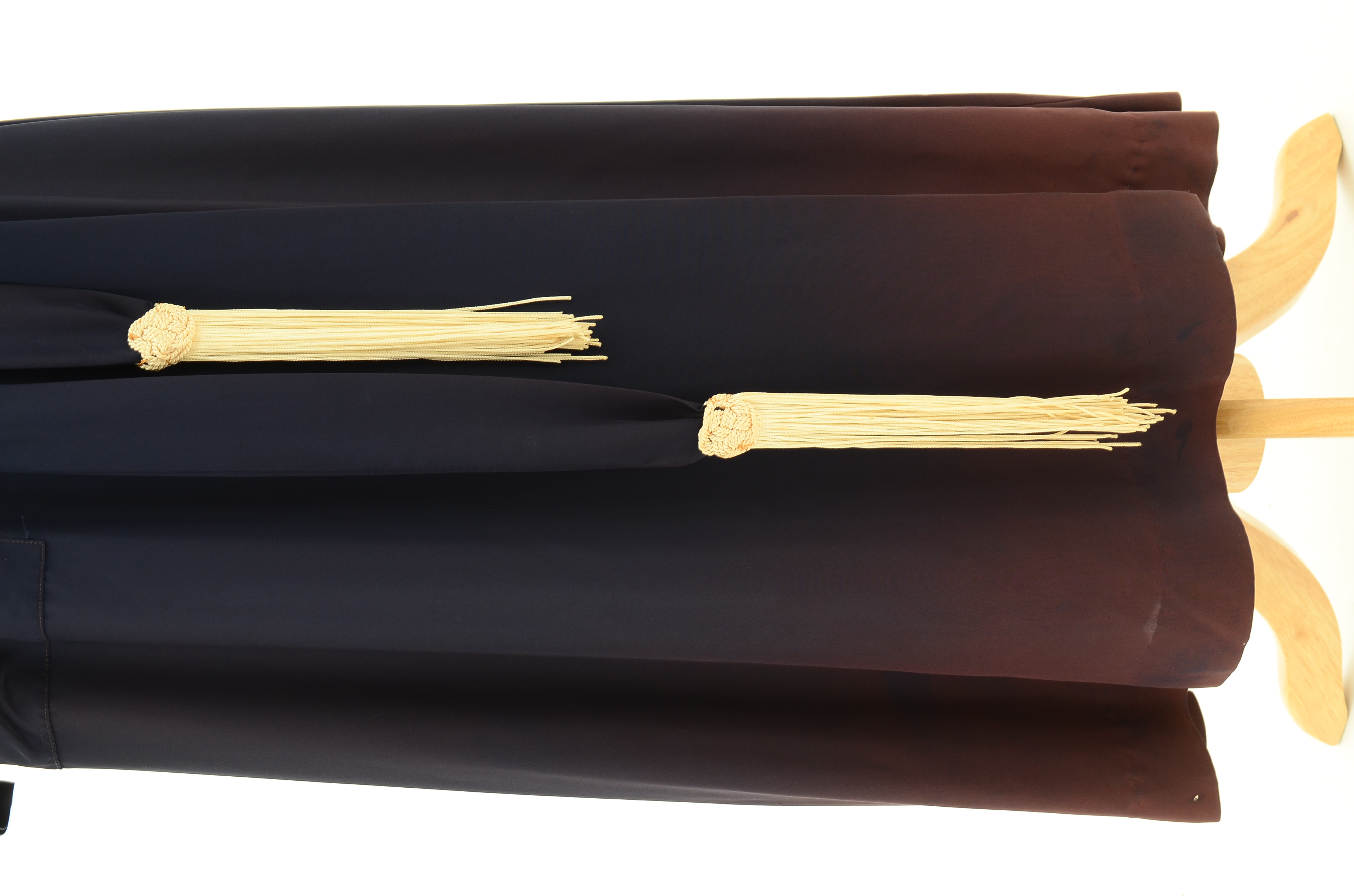 Vintage Embroidered Navy Robe