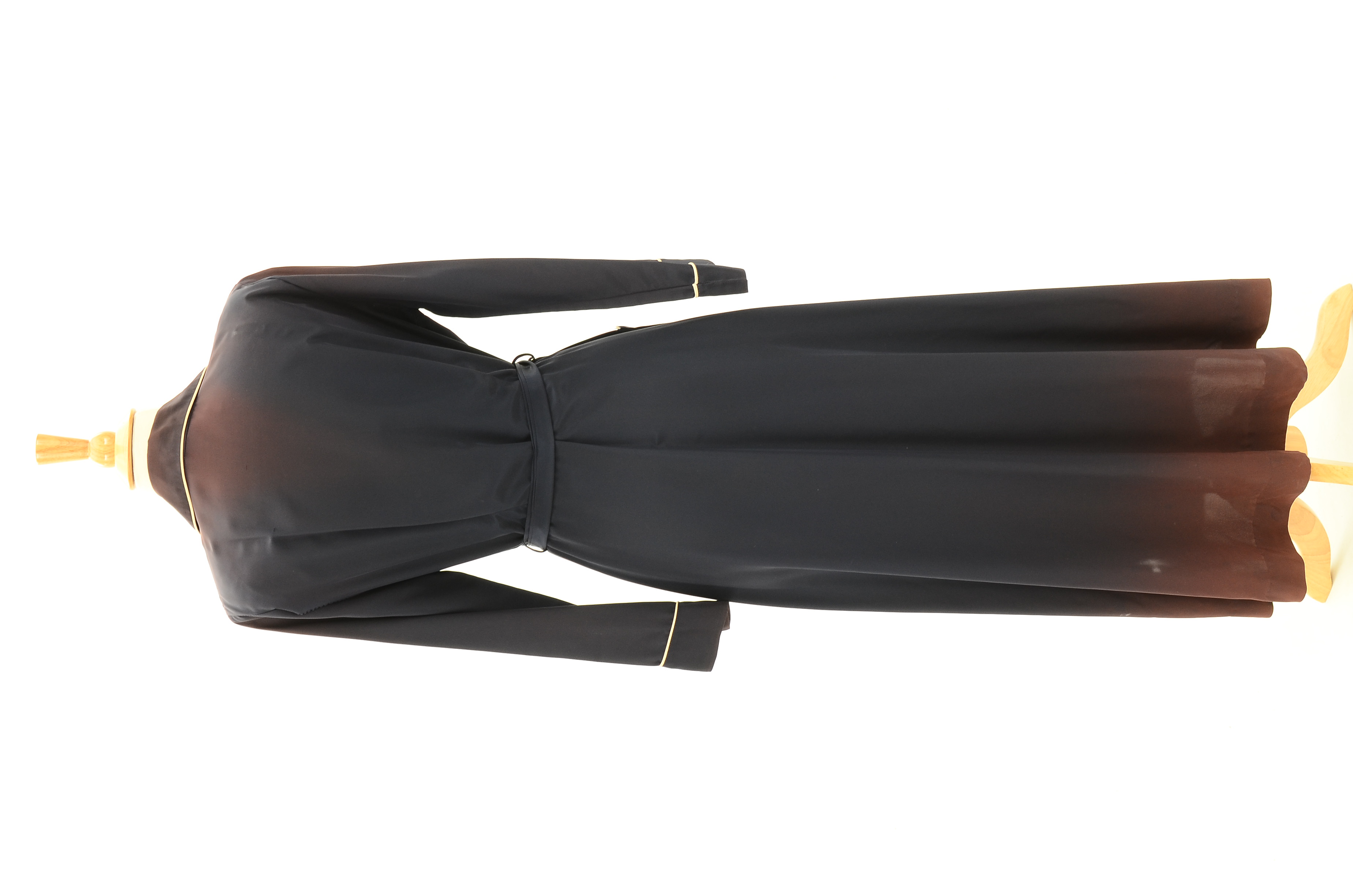 Vintage Embroidered Navy Robe