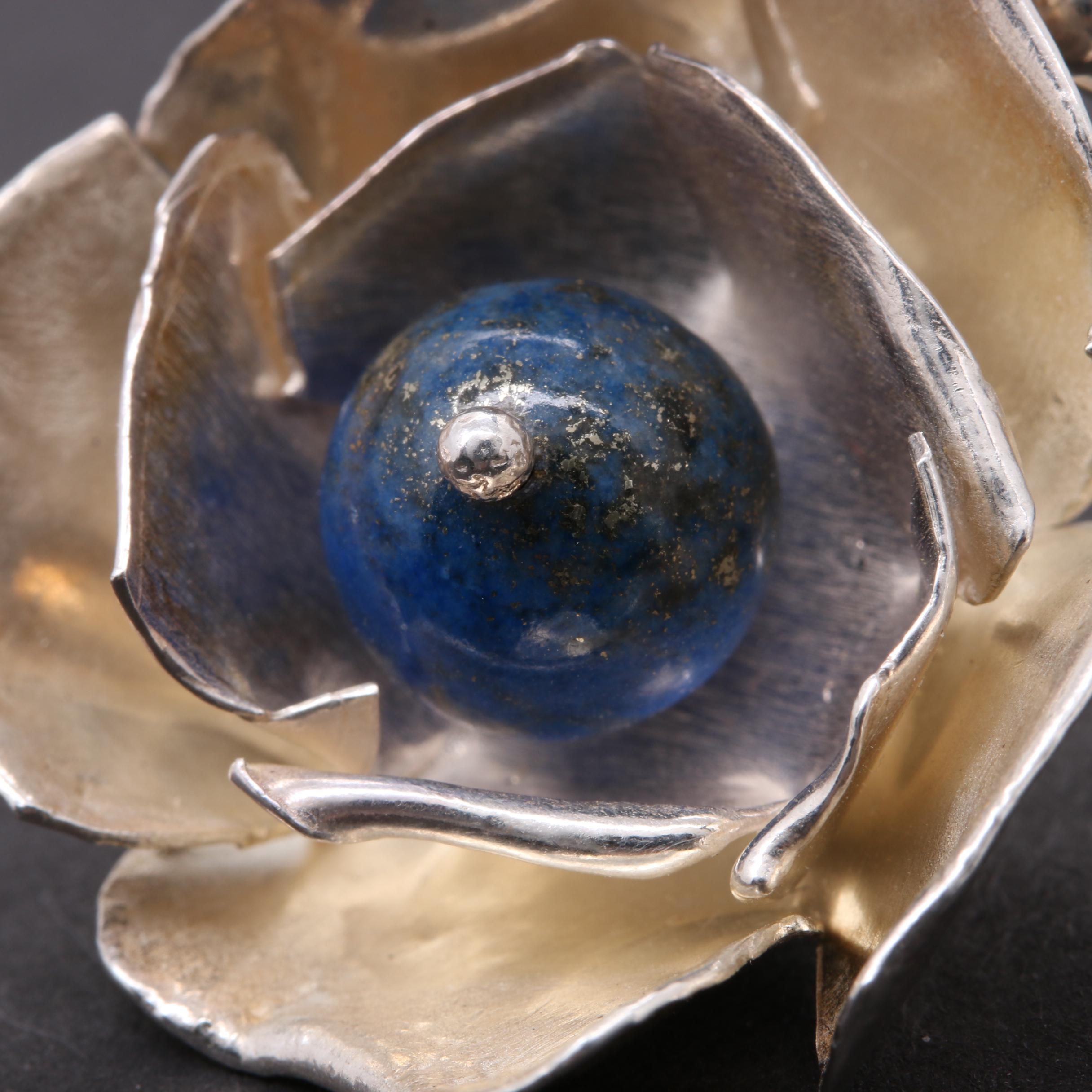 Sterling Silver Gemstone Jewelry Assortment Including Agate