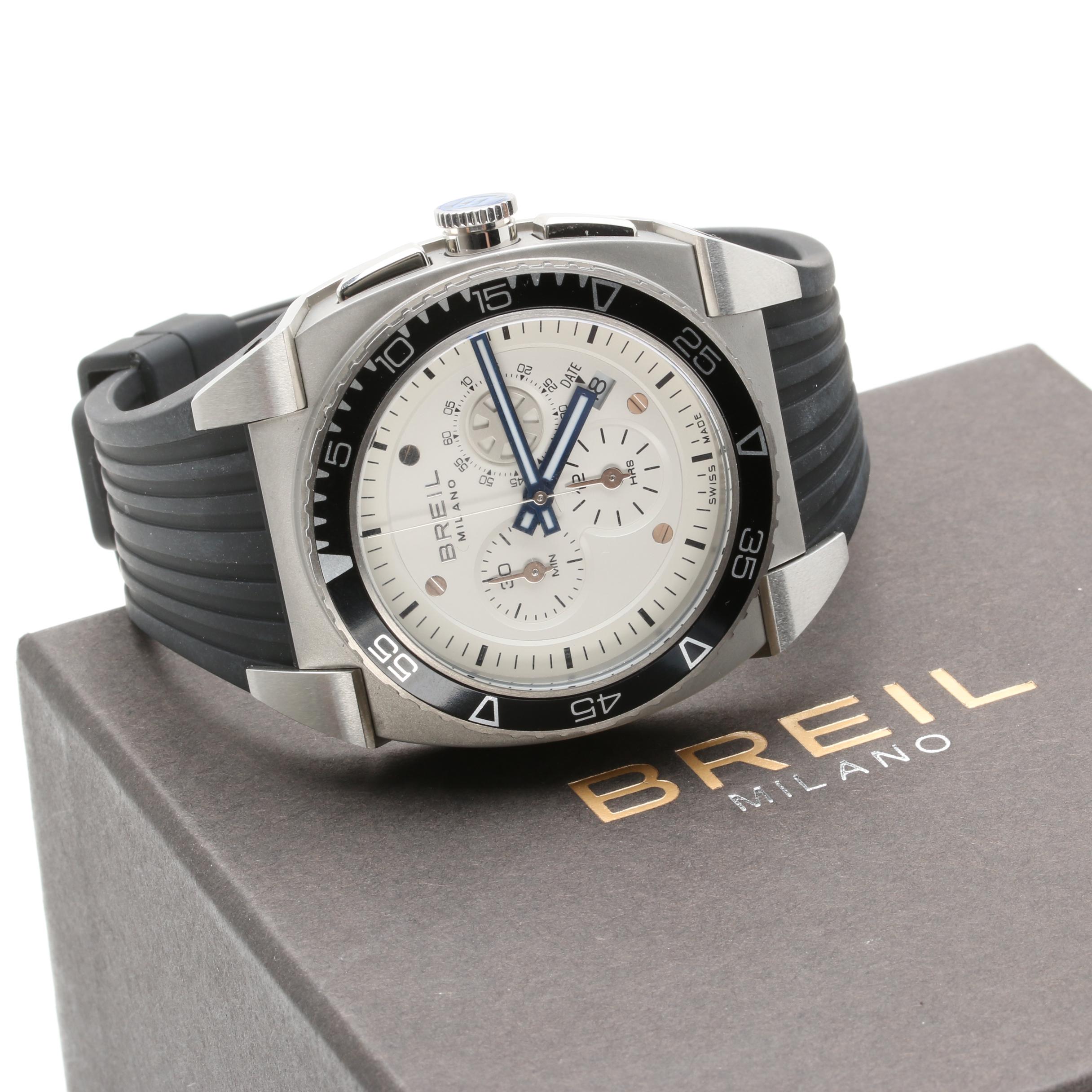 Breil Milano Stainless Steel Swiss Chronograph Watch