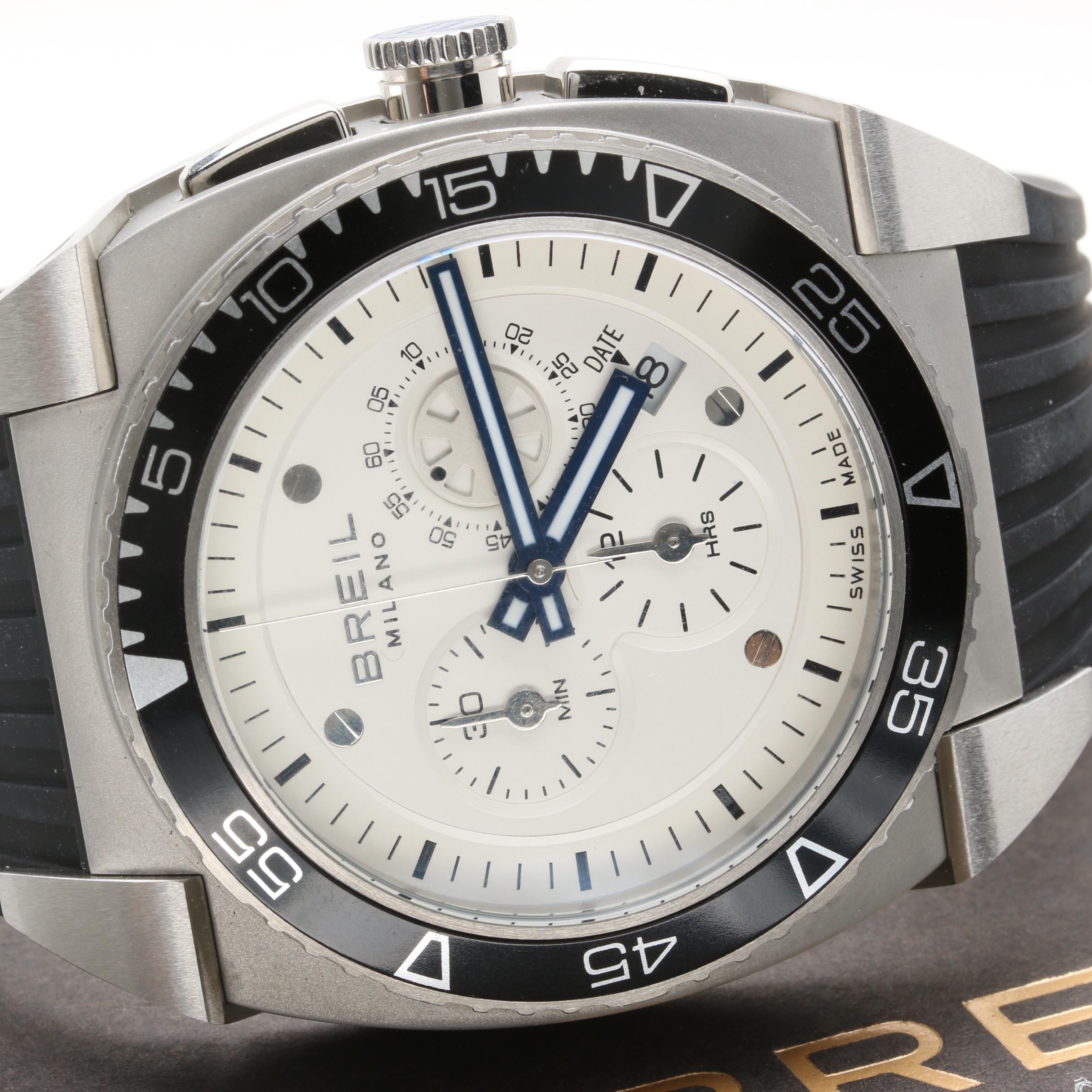 Breil Milano Stainless Steel Swiss Chronograph Watch