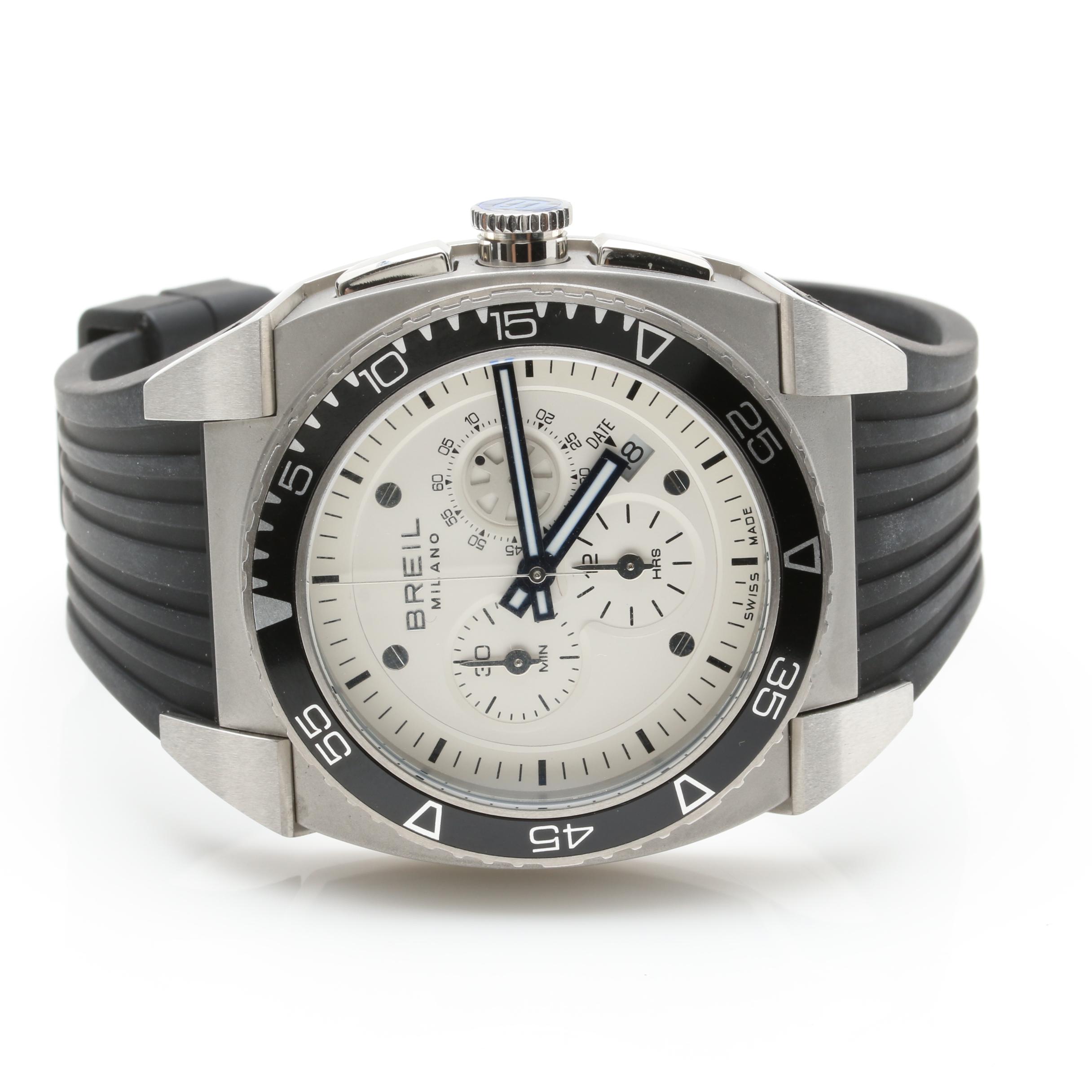 Breil Milano Stainless Steel Swiss Chronograph Watch