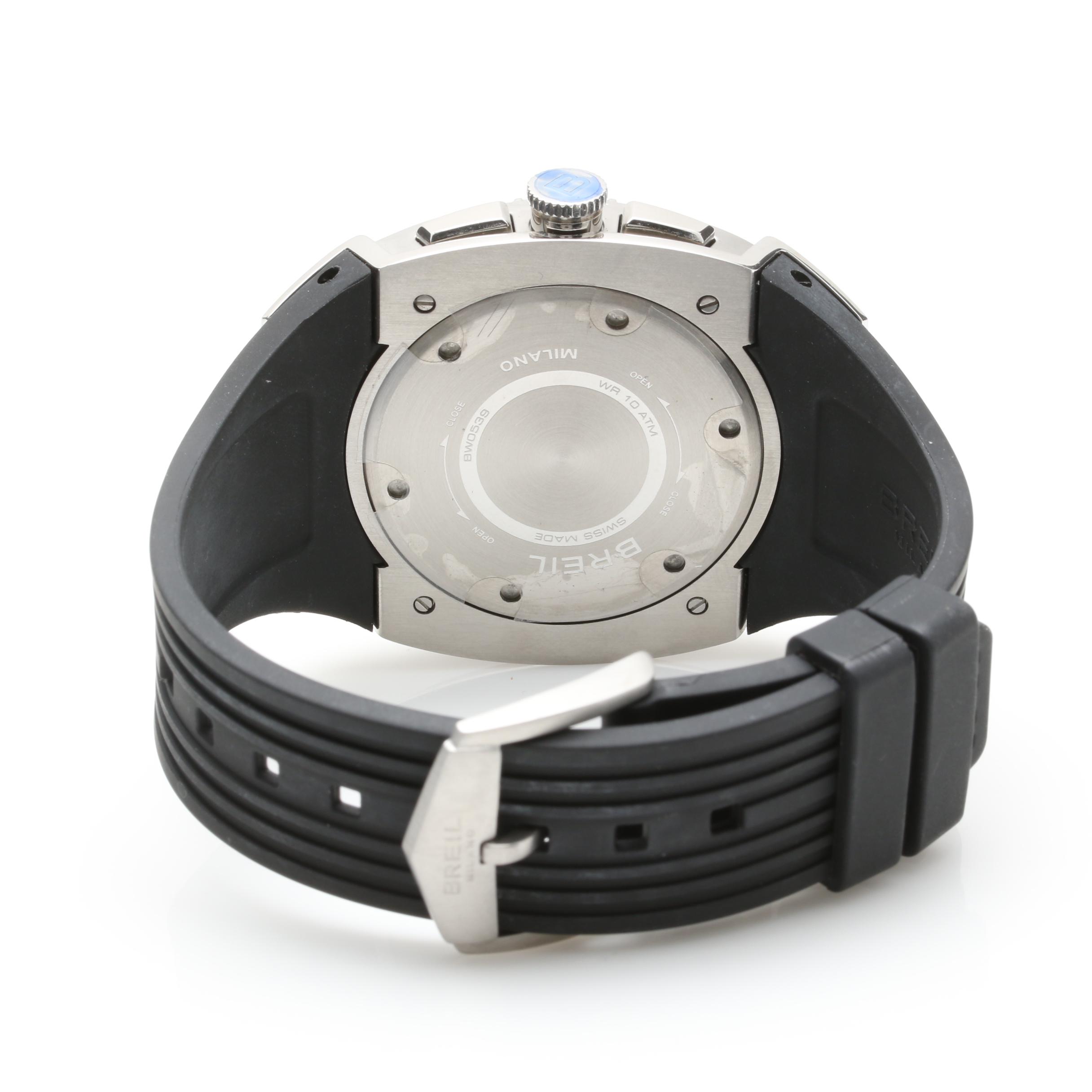 Breil Milano Stainless Steel Swiss Chronograph Watch