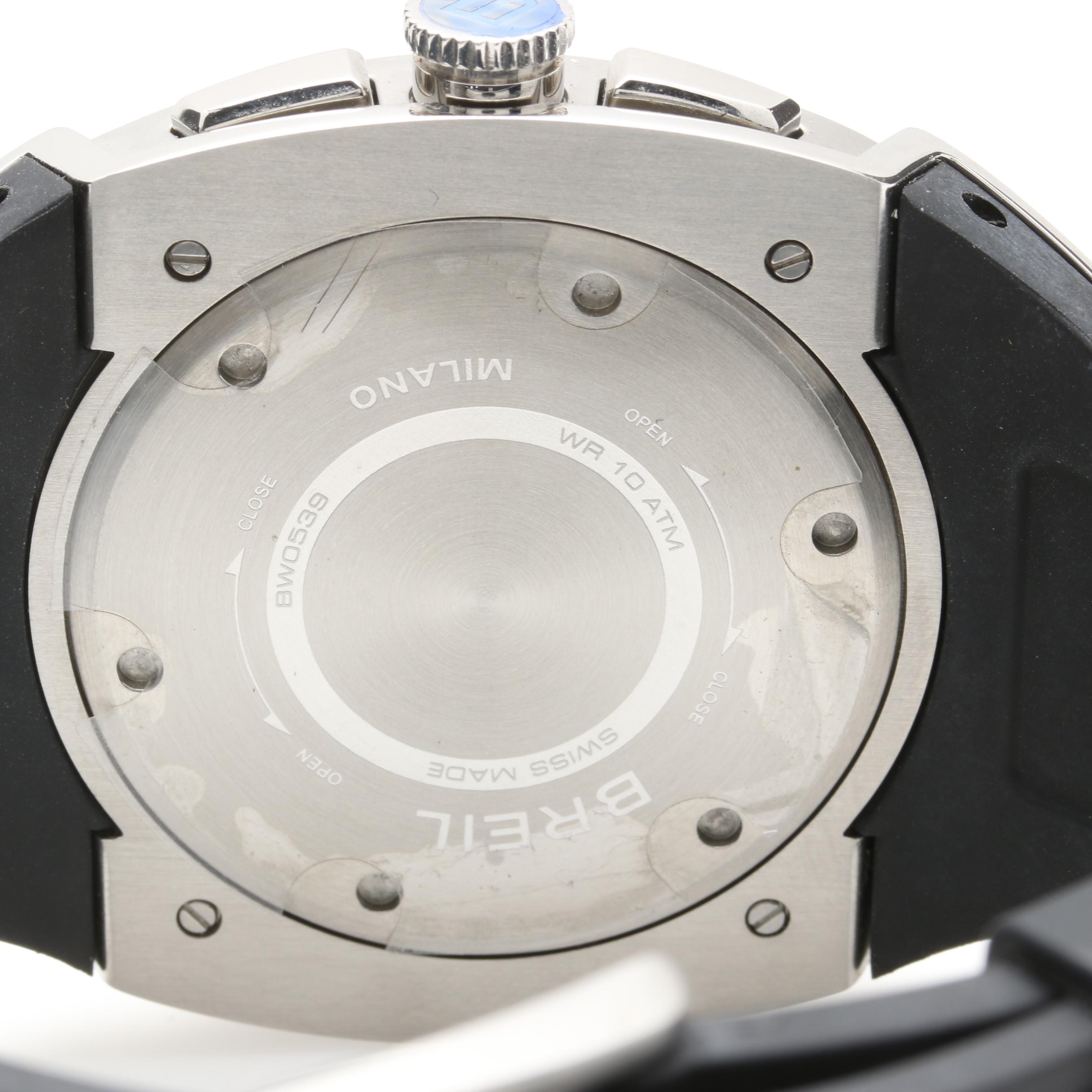 Breil Milano Stainless Steel Swiss Chronograph Watch