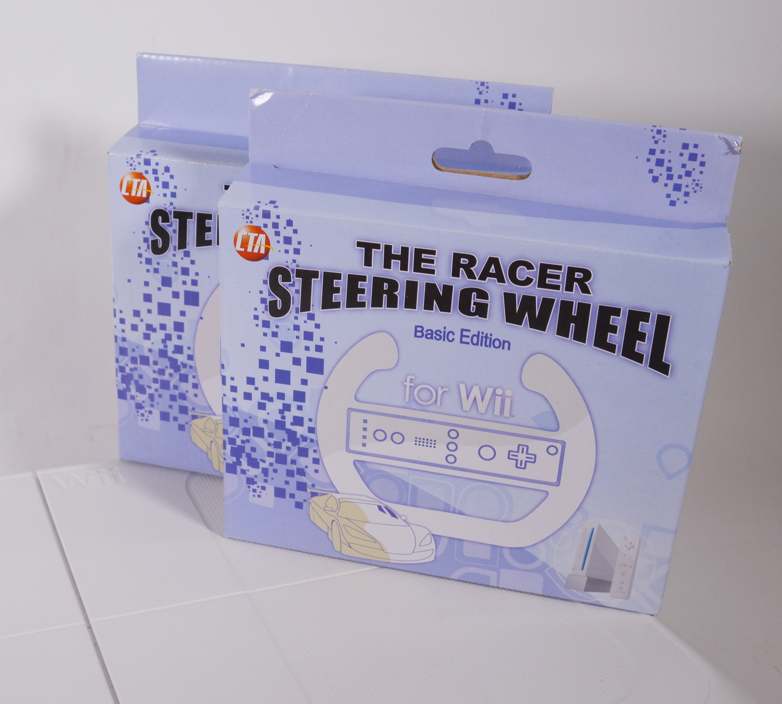 Nintendo Wii Balance Board and Remote Steering Wheels