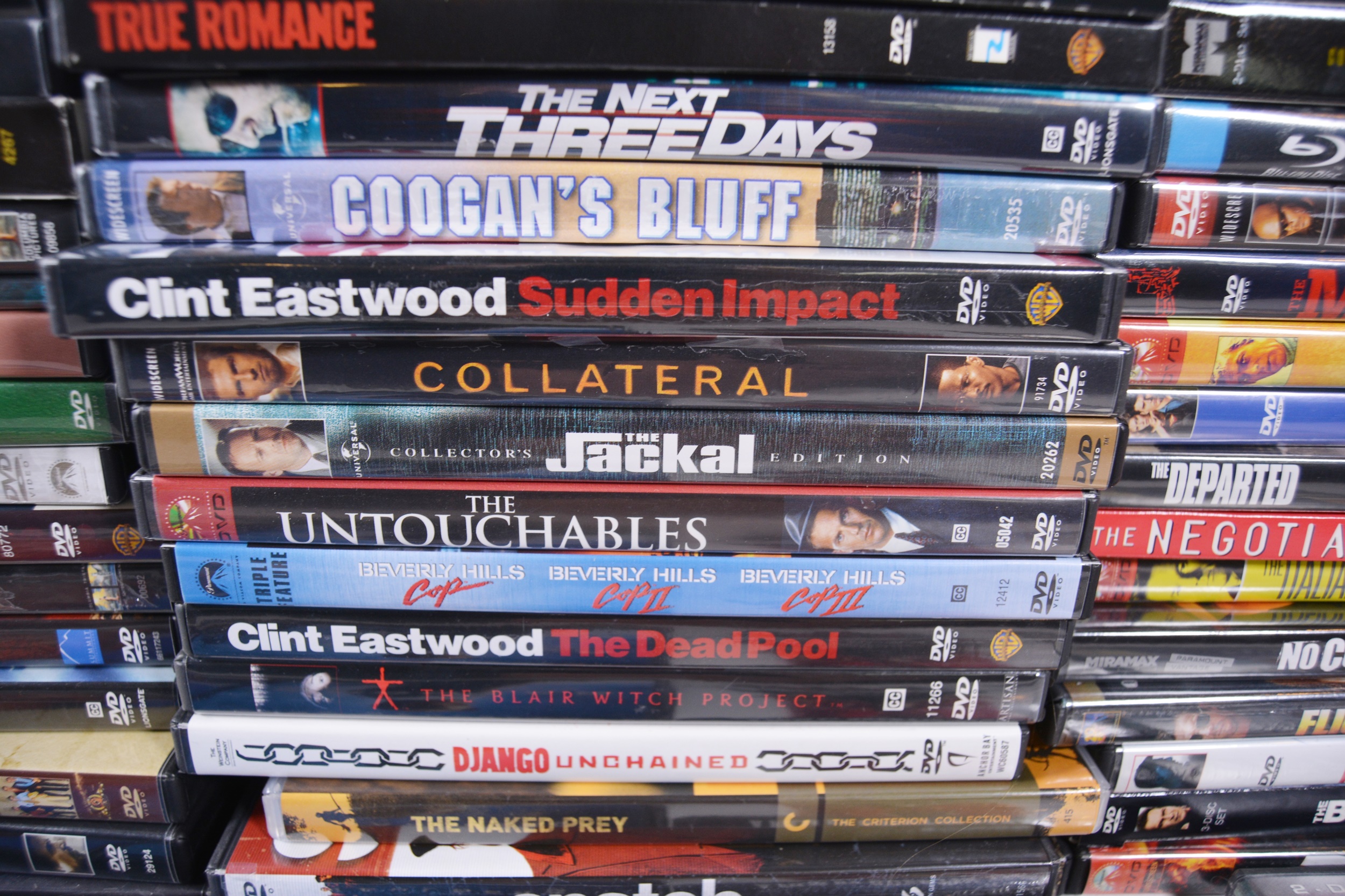 Fifty Action Adventure DVDs