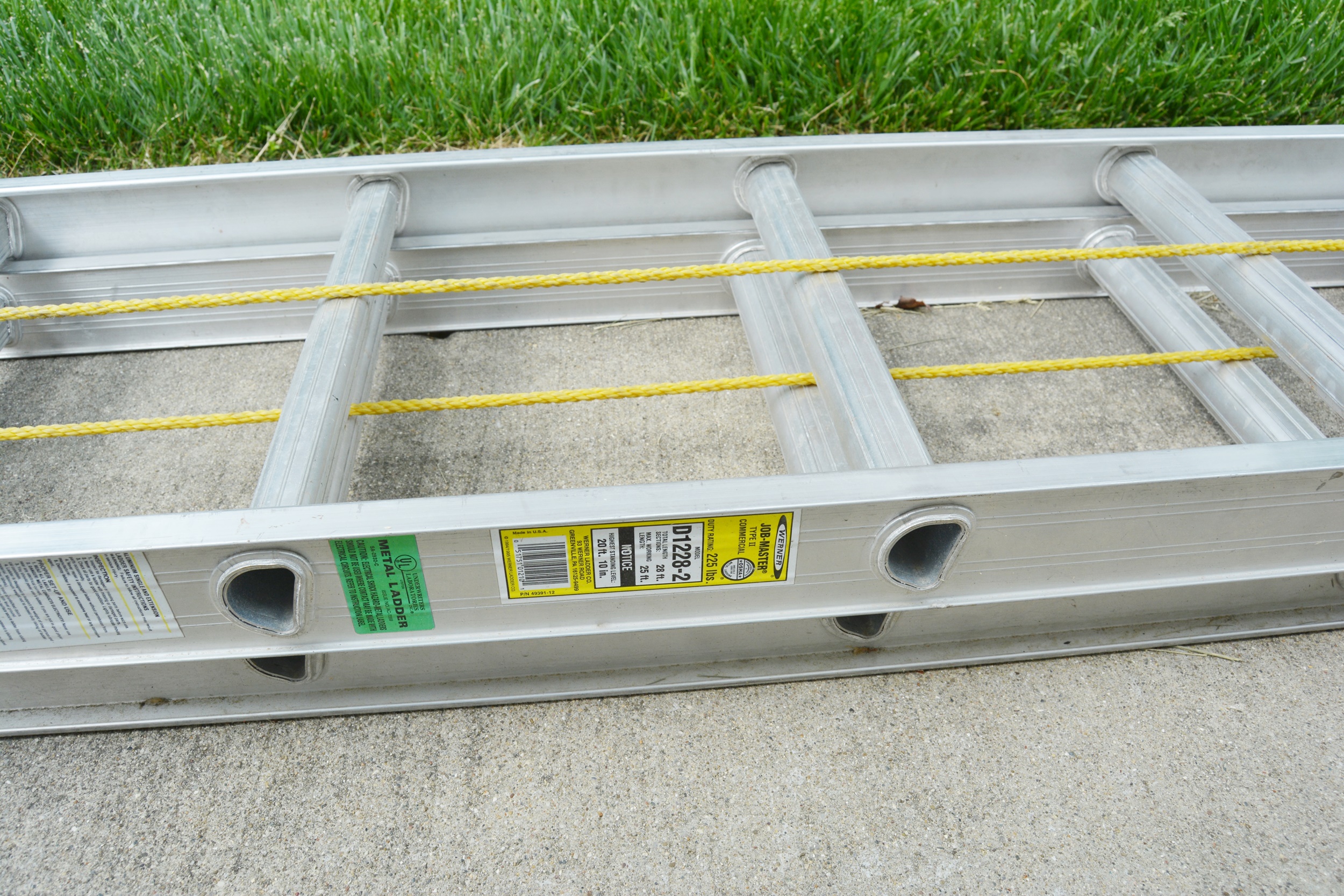 Werner Aluminum Extension Ladder
