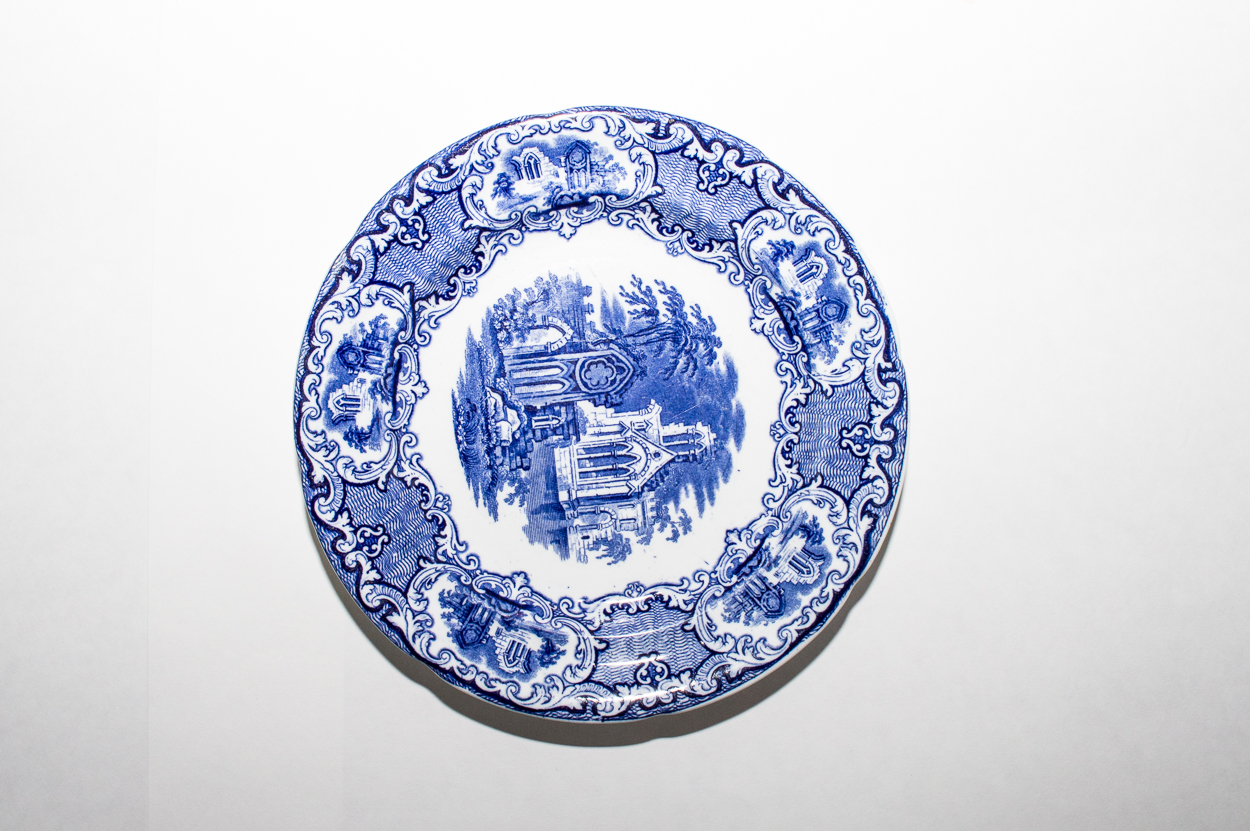 Vintage George Jones & Sons "Abbey 1790" English Flow Blue Dinnerware