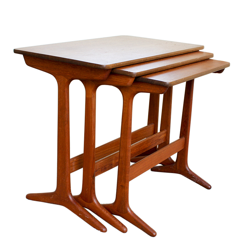 Danish Modern Teak Nesting Tables