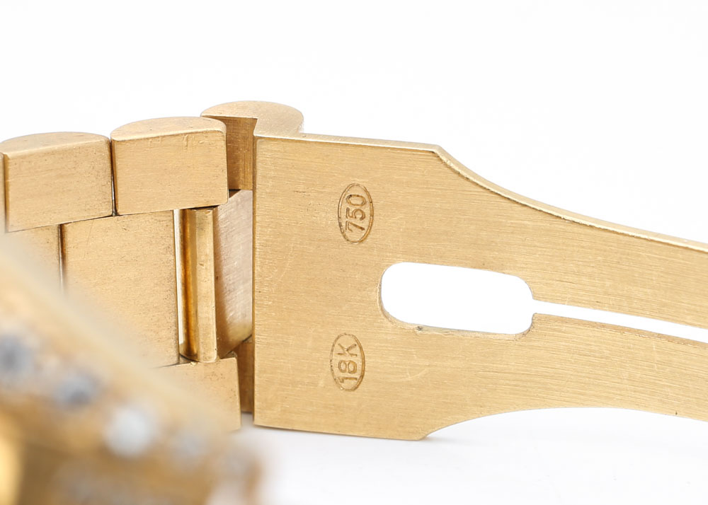 Rolex Oyster Perpetual Day-Date 18K Yellow Gold and 5.16 CTW Diamond Watch