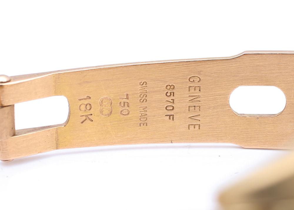 Rolex Oyster Perpetual Datejust 18K Gold 1.80 CTW Diamond & Sapphire Watch