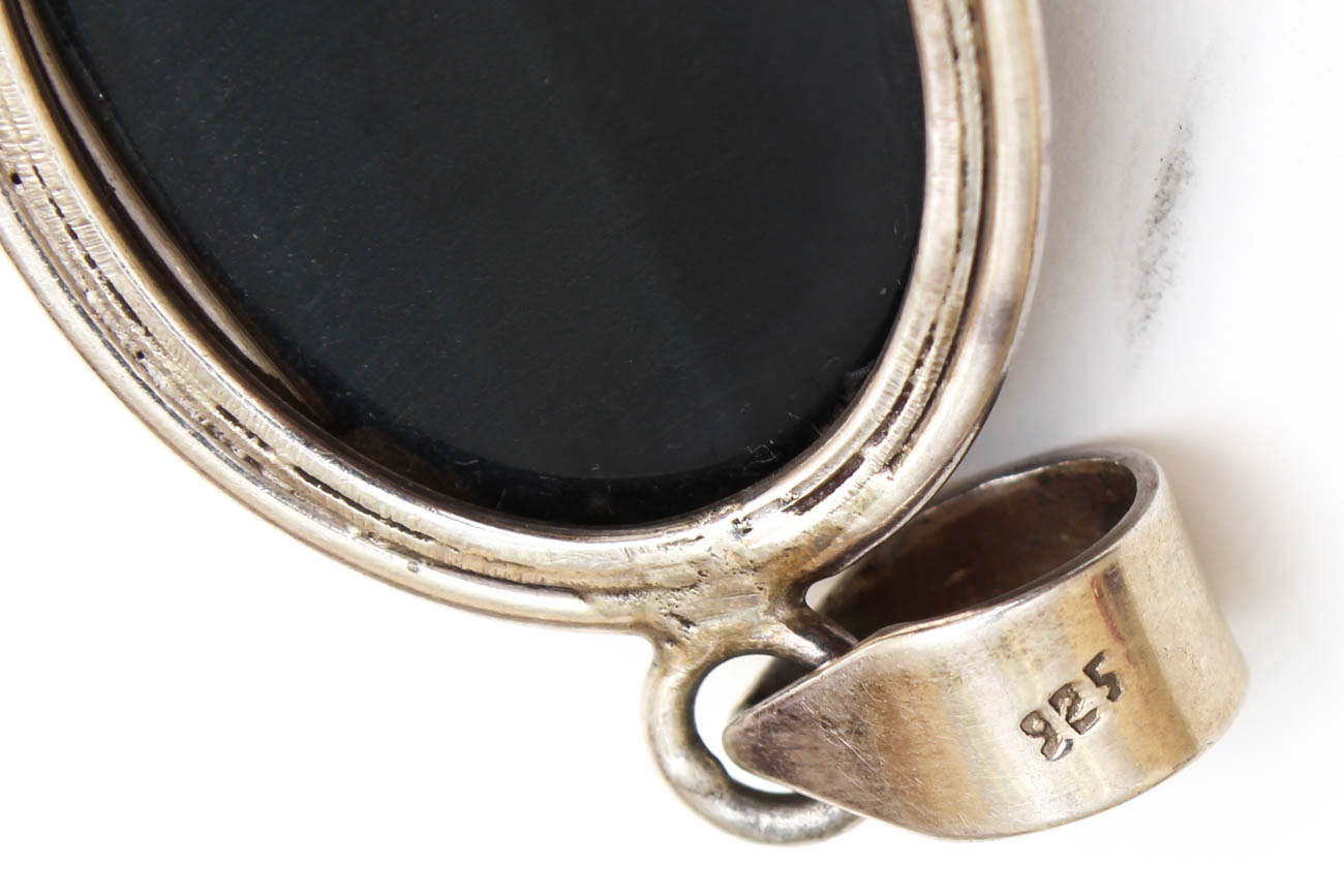 Sterling Silver, Hawk's Eye, Onyx and Tiger's Eye Jewelry