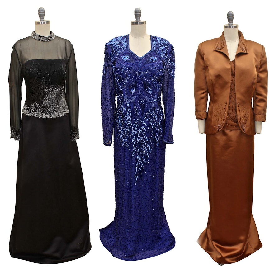 Women's Embellished Formal Dresses Including Haute Couture Obsessions