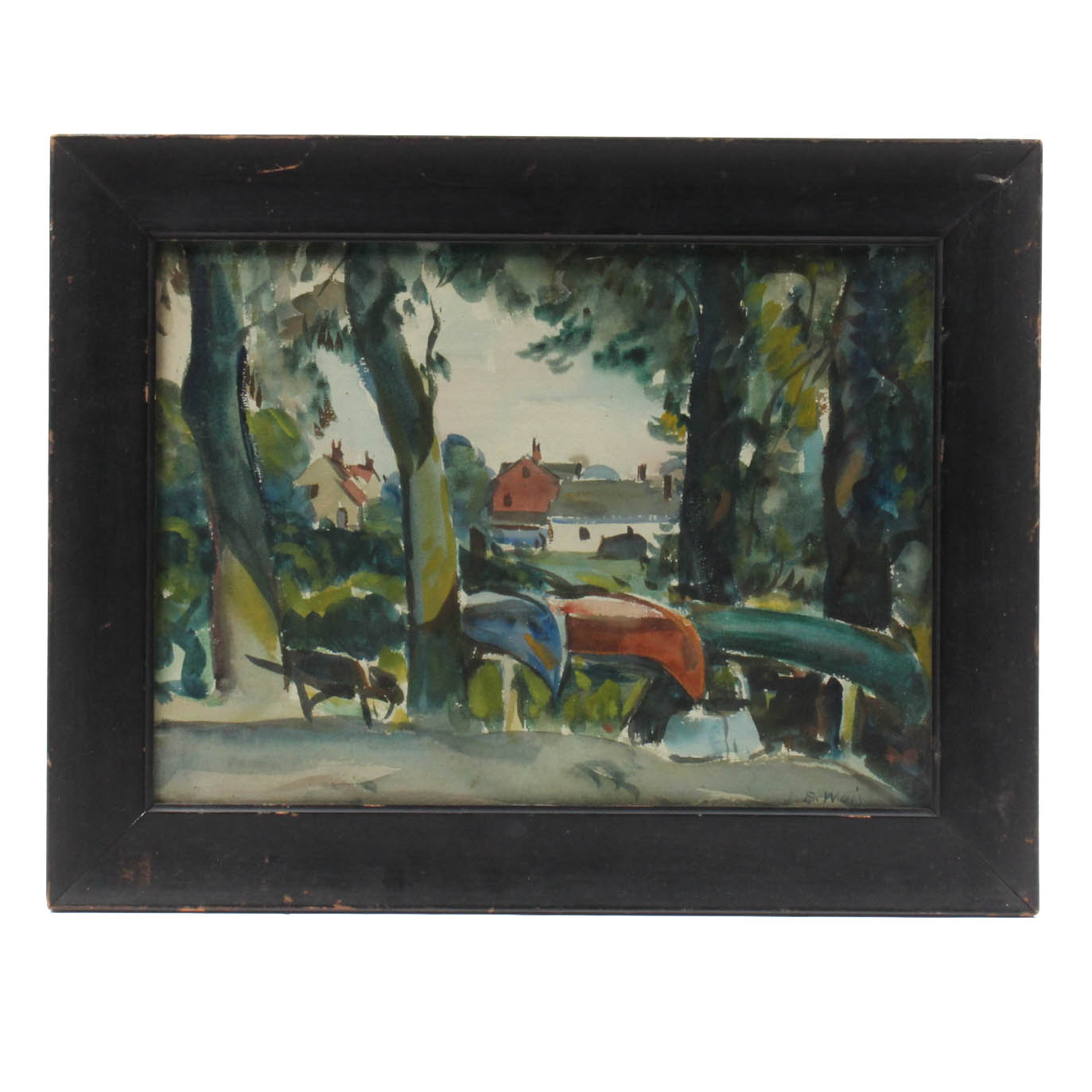 John Weis Original Watercolor Painting