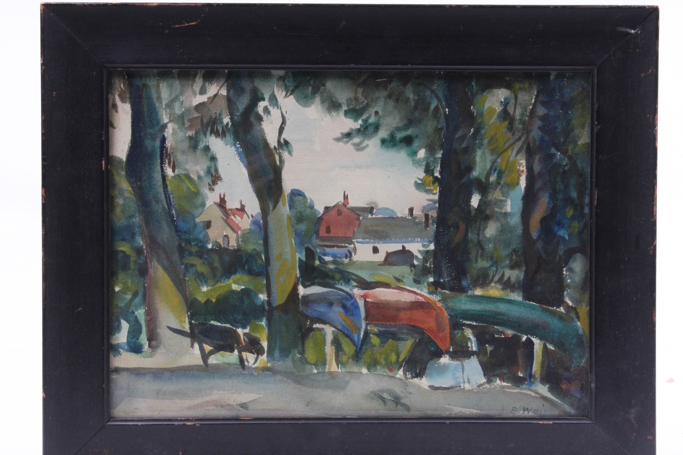 John Weis Original Watercolor Painting