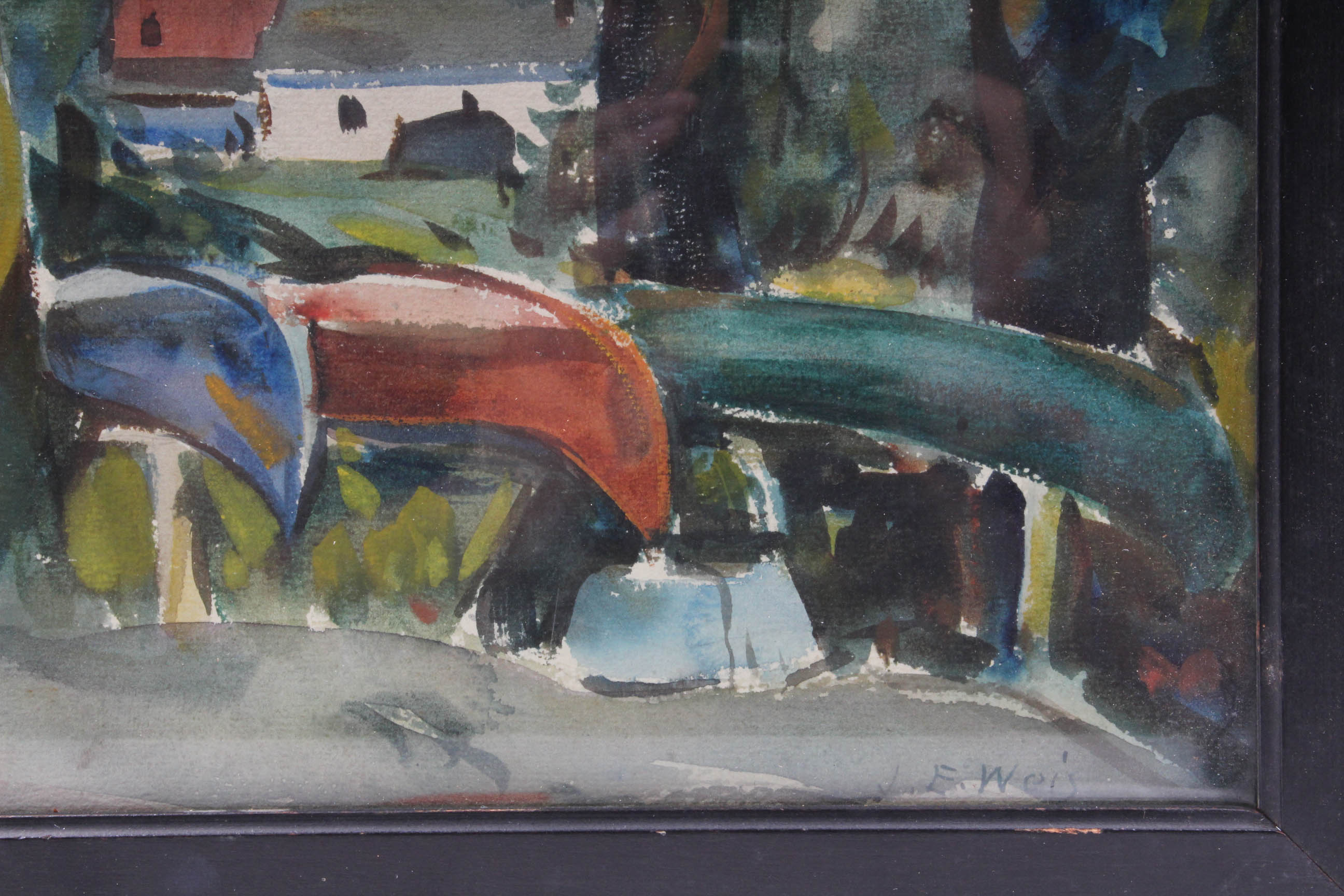 John Weis Original Watercolor Painting