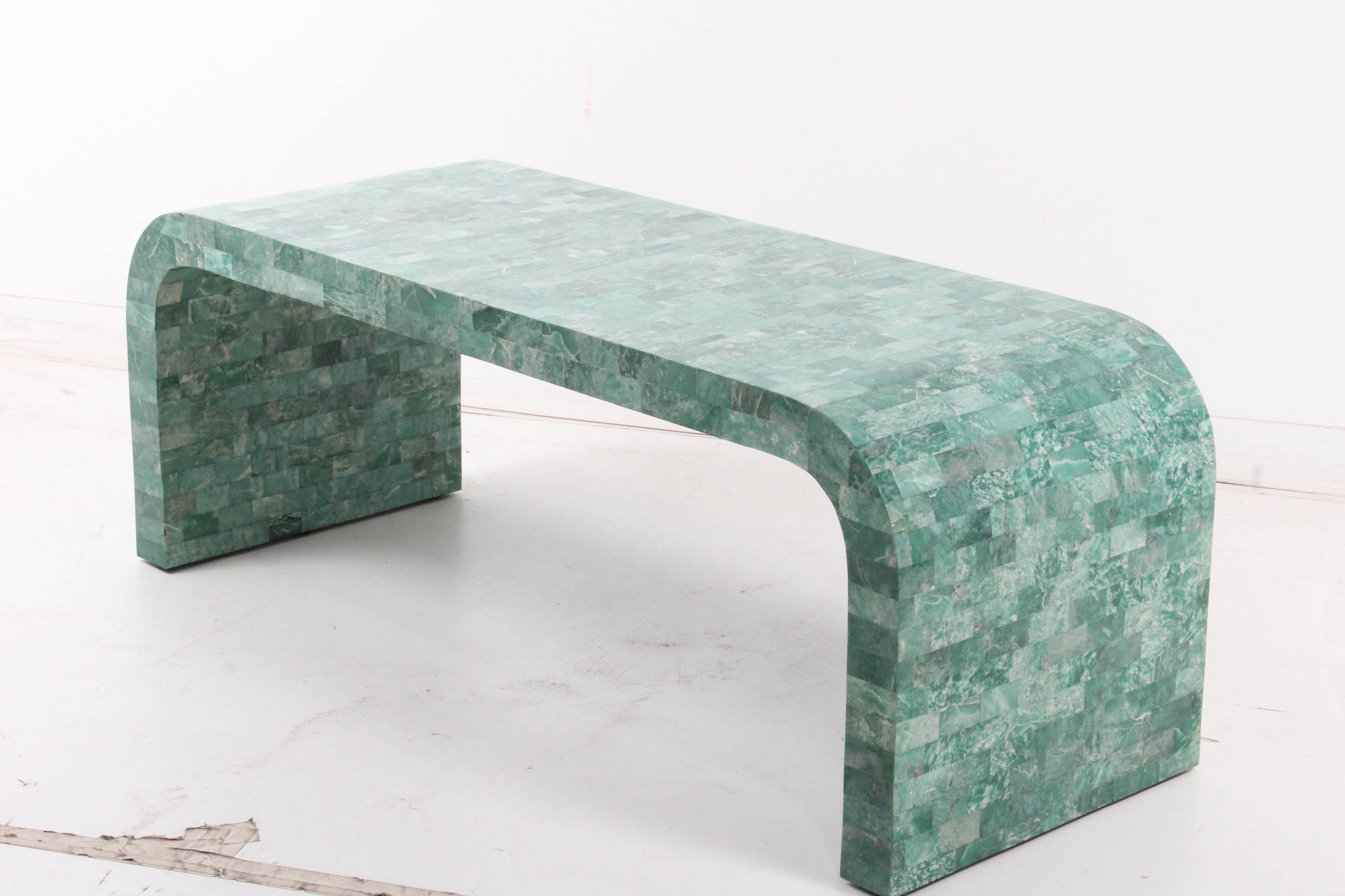 Maitland-Smith Contemporary Malachite Coffee Table