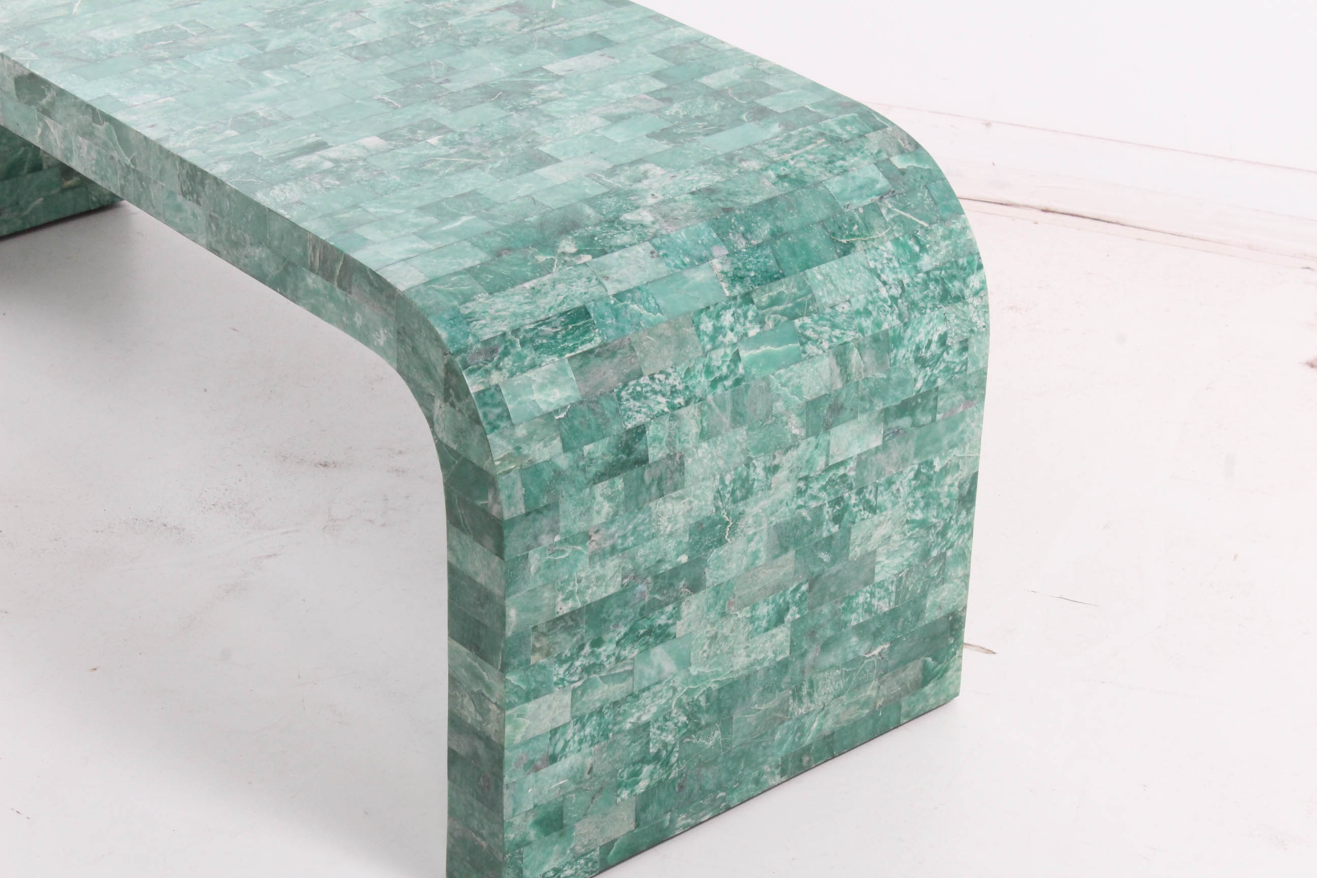 Maitland-Smith Contemporary Malachite Coffee Table