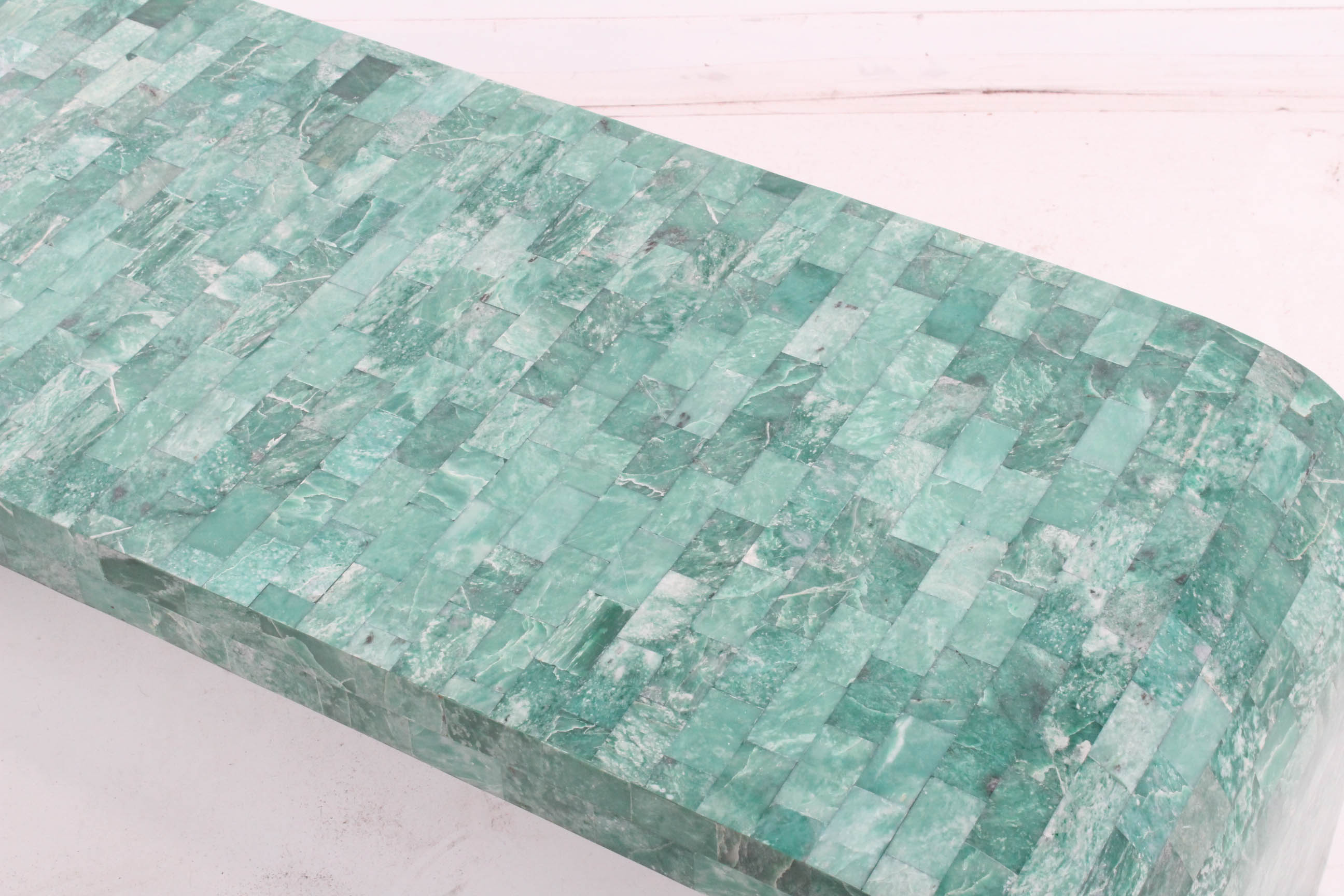 Maitland-Smith Contemporary Malachite Coffee Table