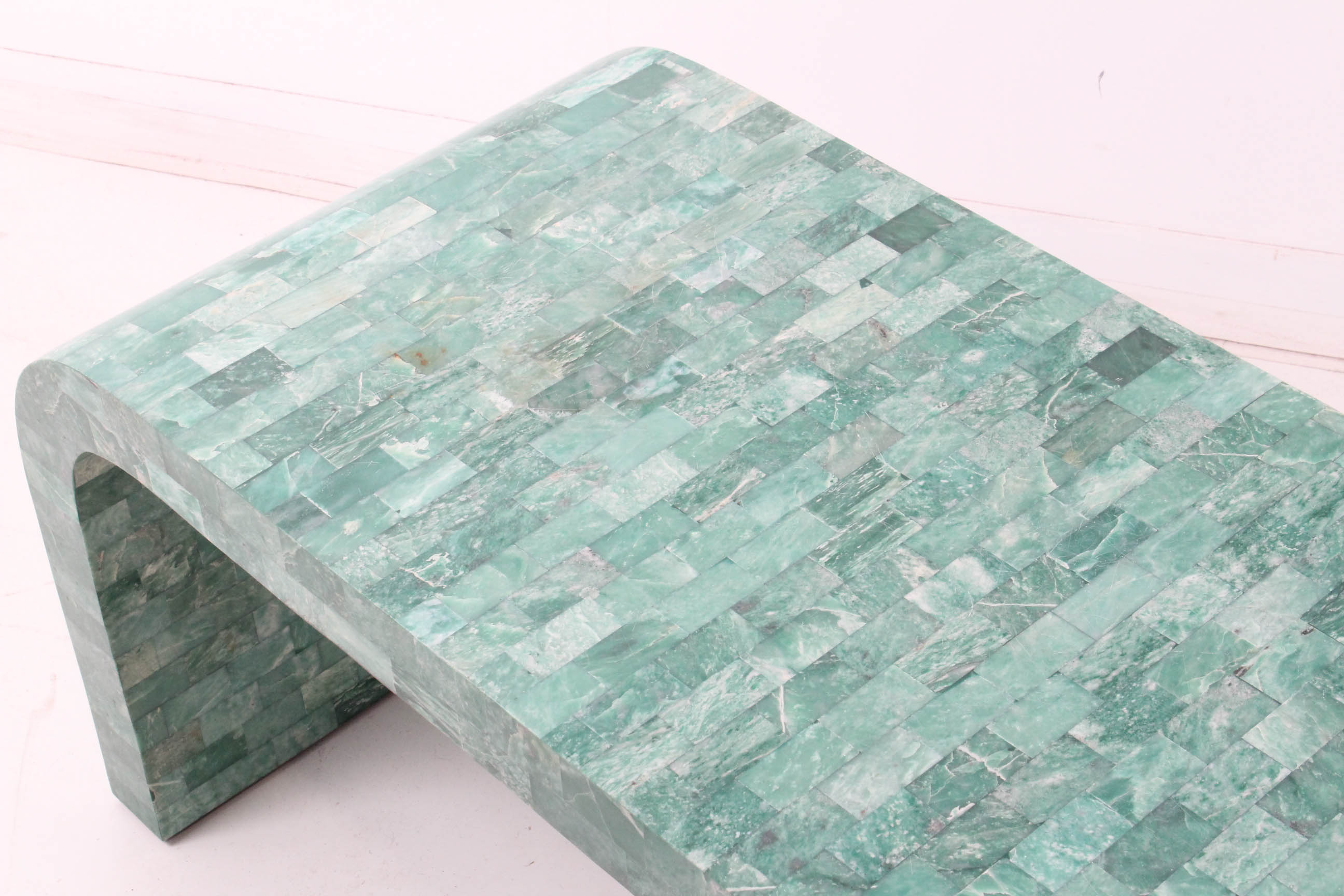 Maitland-Smith Contemporary Malachite Coffee Table